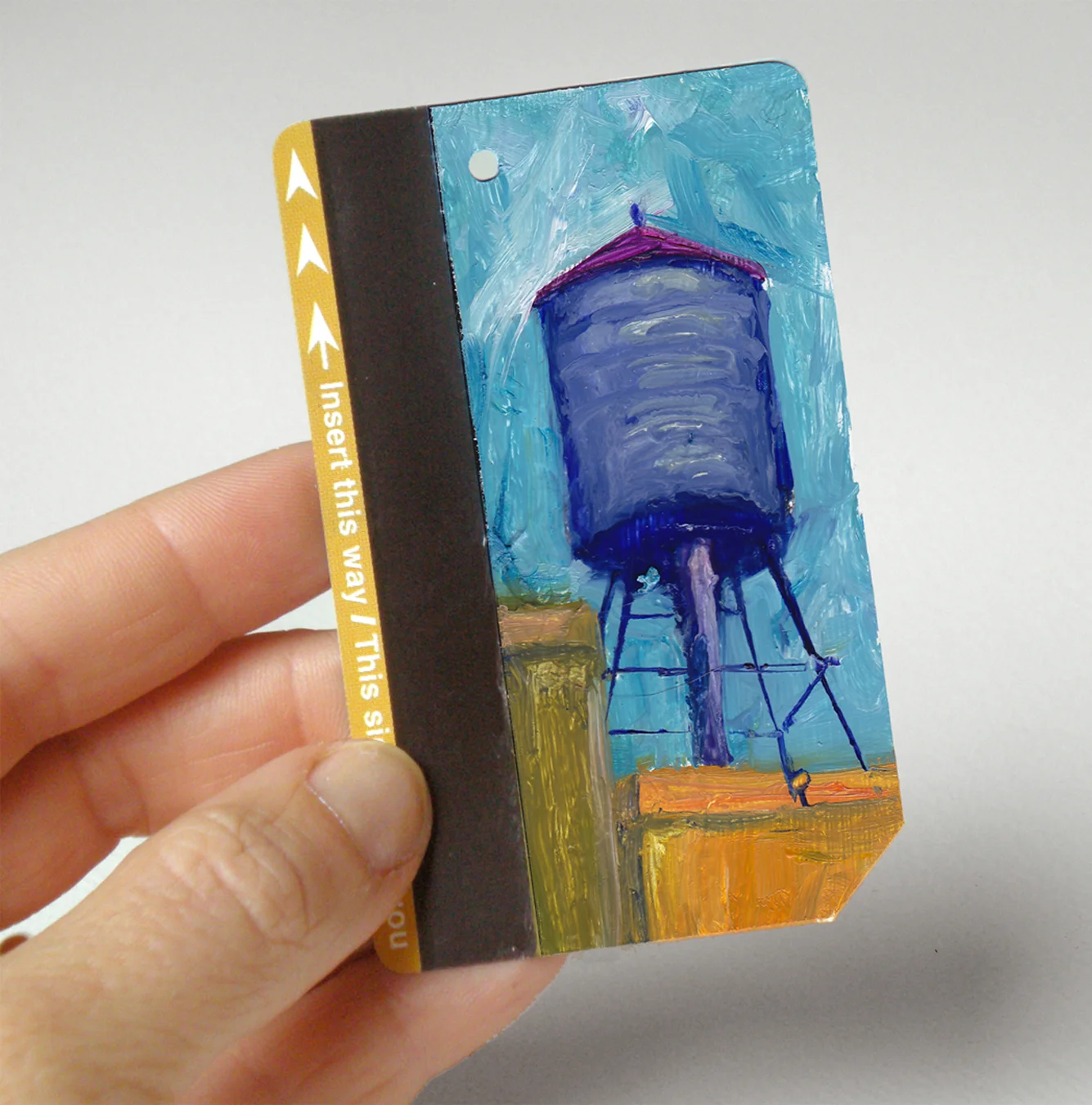 NYC Subway Card Water Tower No. 13
