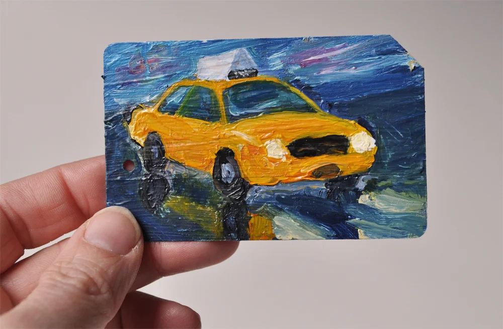 NYC Subway Card NYC Taxi No. 7