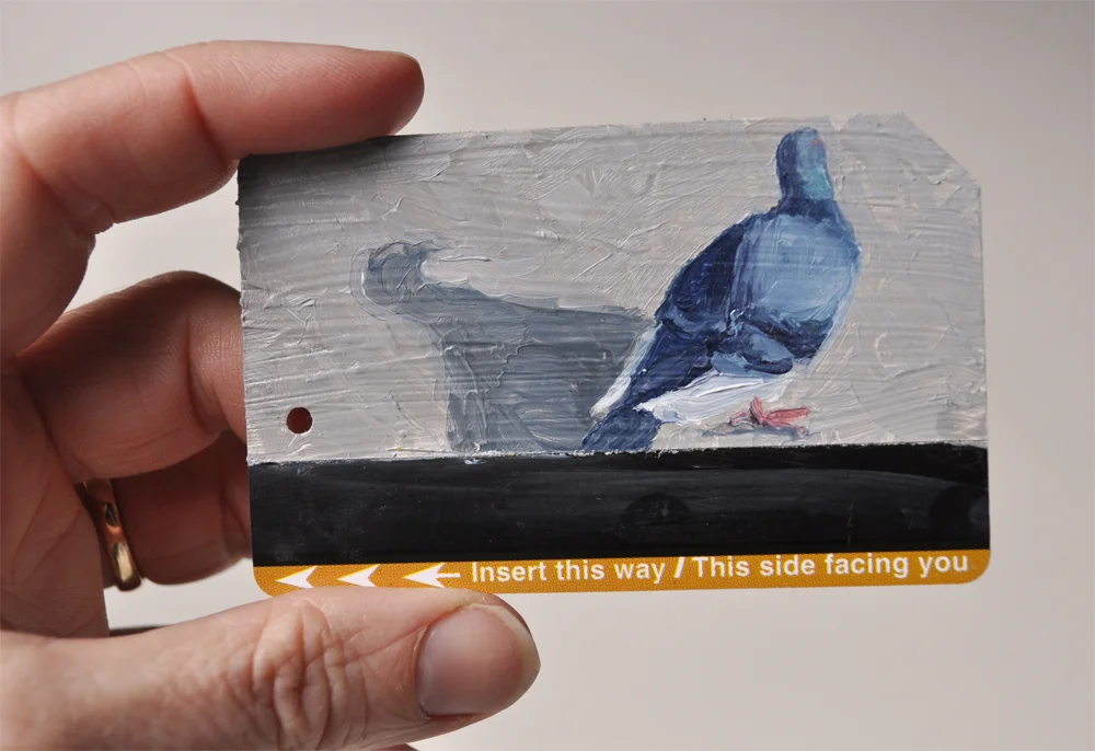 NYC Subway Card Pigeon No. 2