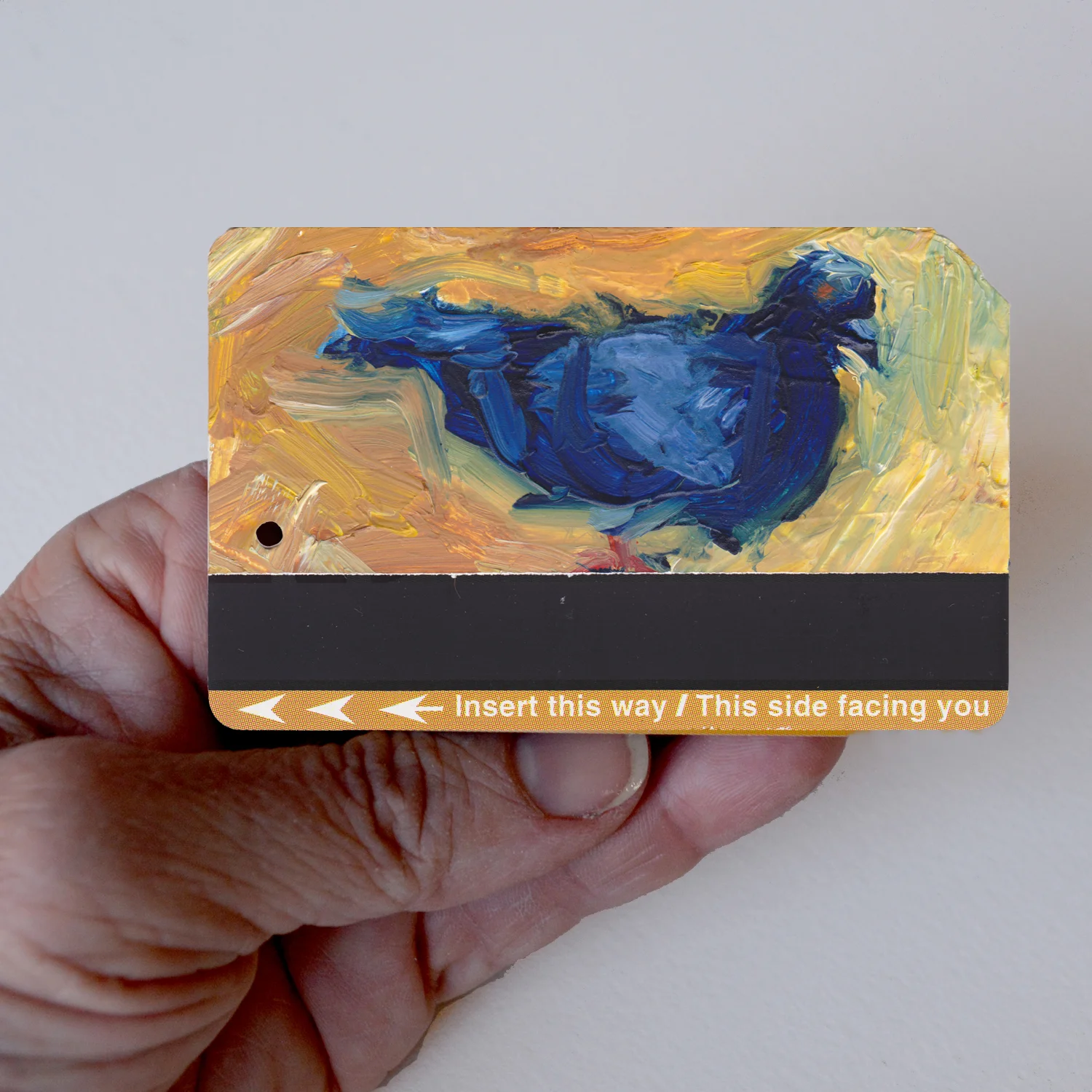NYC Subway Card Pigeon No. 4