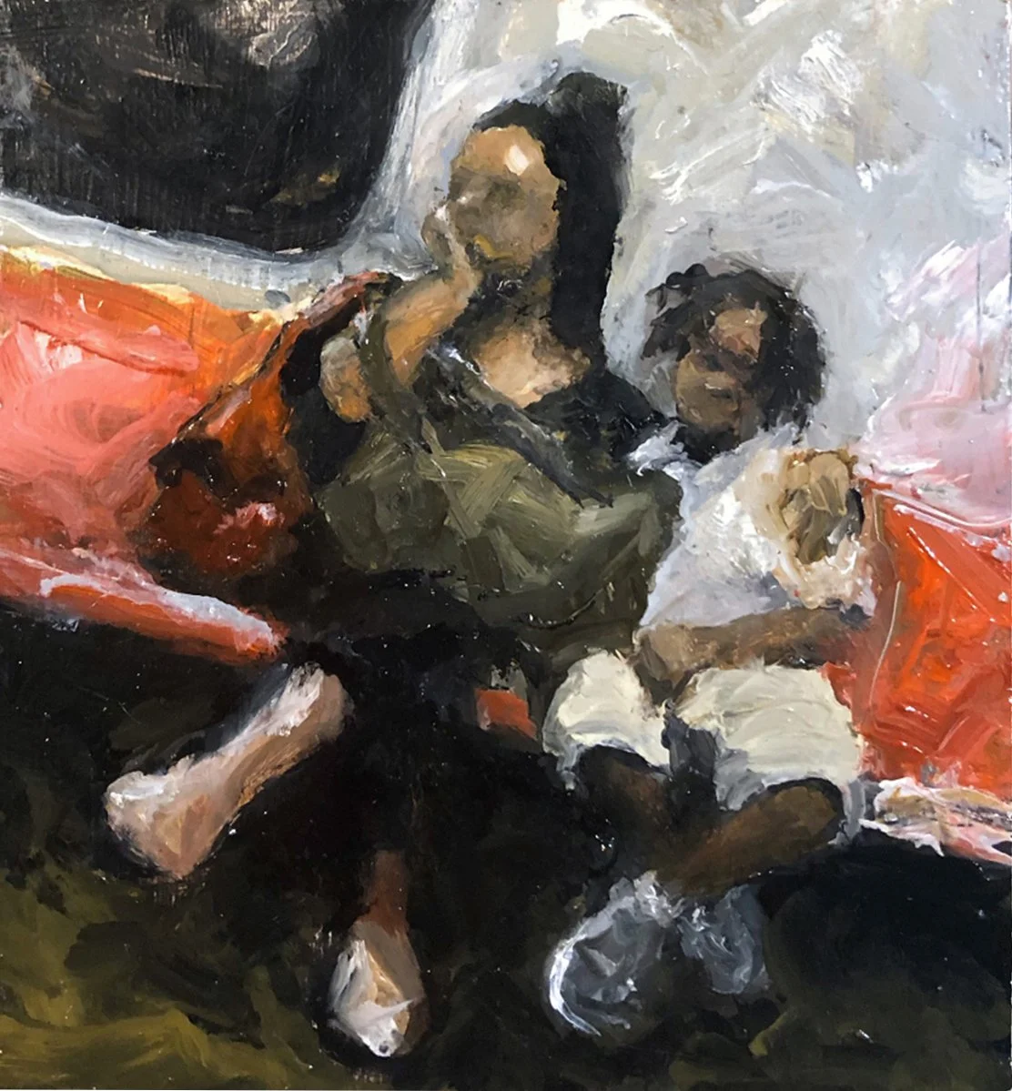 NYC Subway No. 40 - Mother and Son