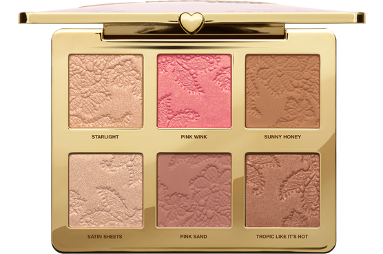 NATURAL FACE Highlight, blush, and bronzing veil face palette