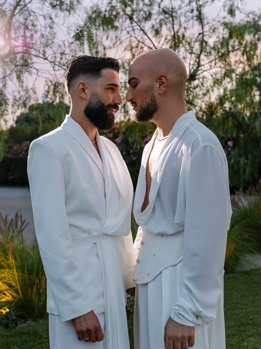 Making history with their love.
Stamatis &amp; Dimitris wedding💙🧿
Greece just witnessed the most electric, tasteful, and unapologetically legendary love story at Ktima Orizontes , and we&rsquo;re still not over it. 

Two soulmates, dripping in whit