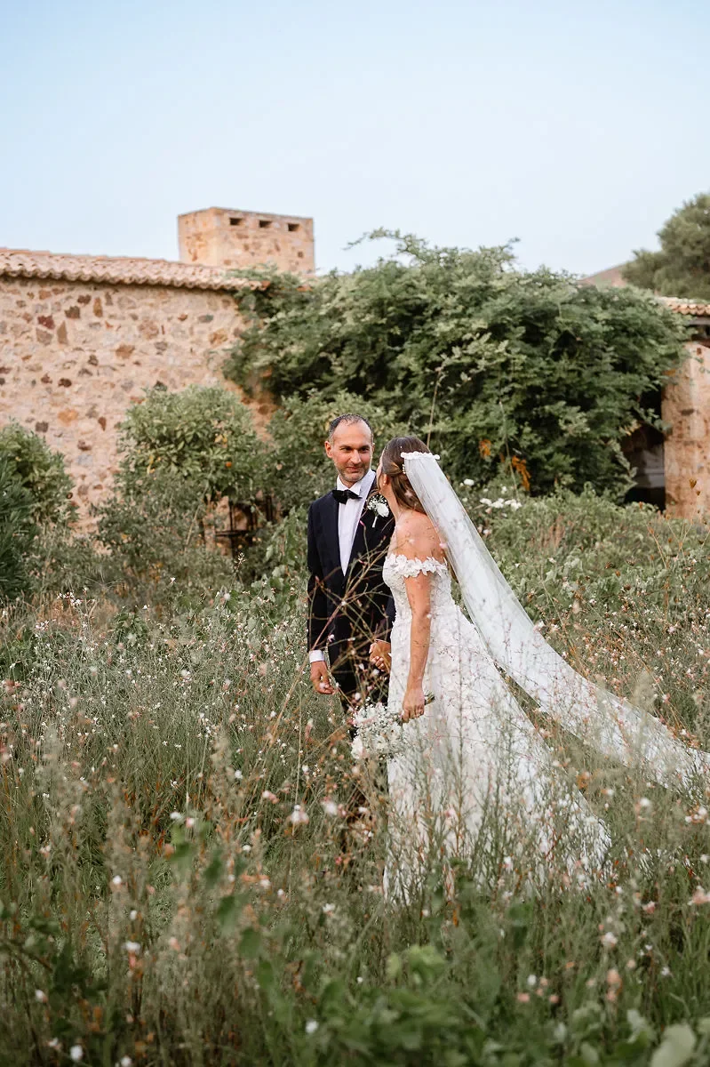 romantic wedding in sinterina