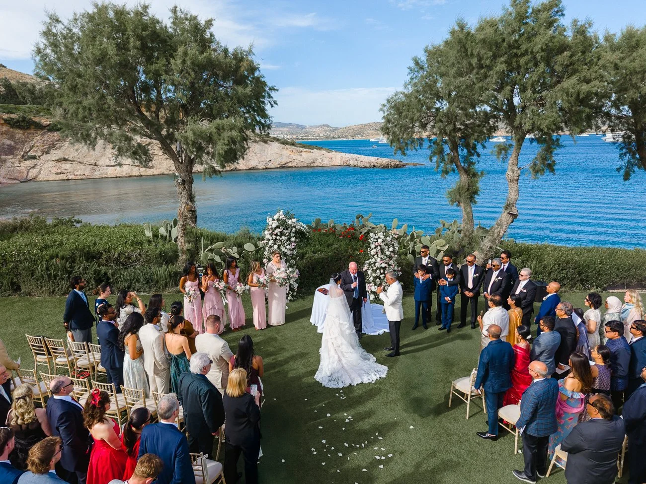 island wedding content creator greece