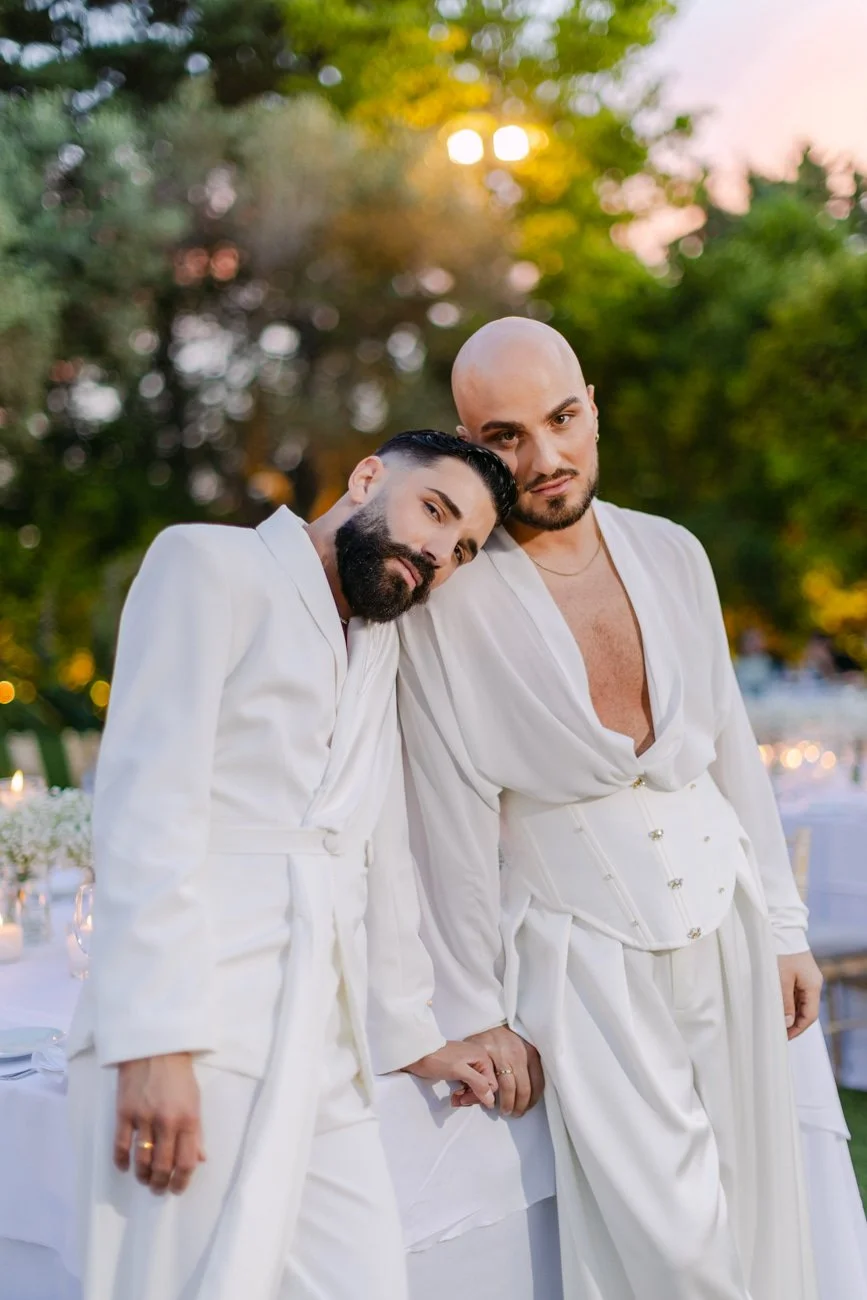 gay couple wedding greece
