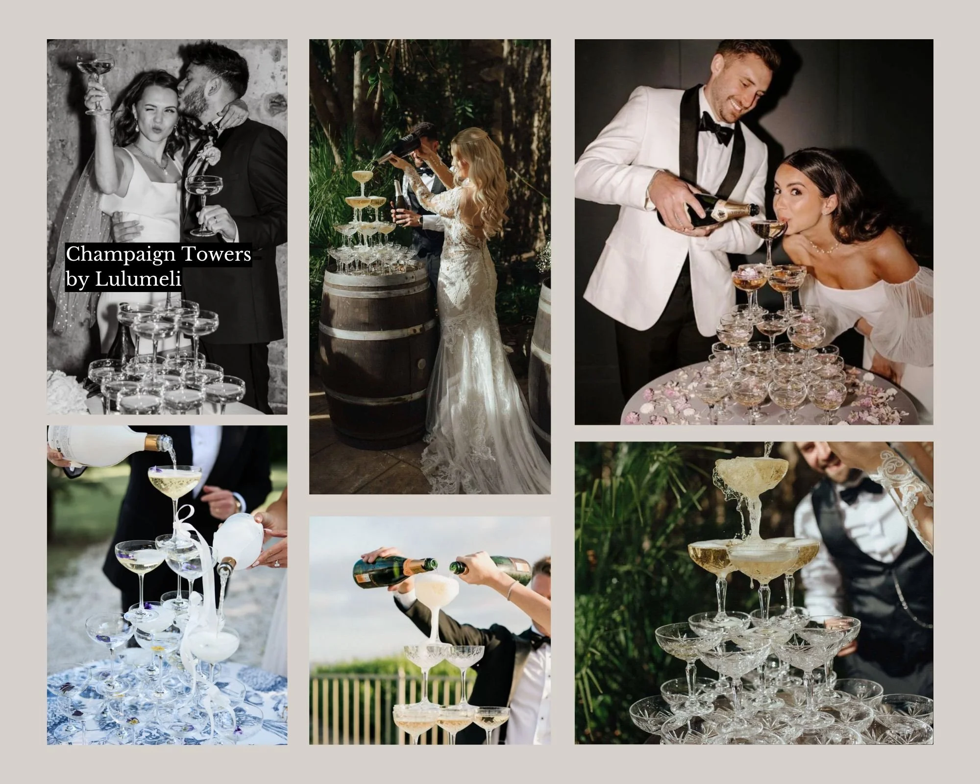 champaign towers idees gamoυ wedding ideas
