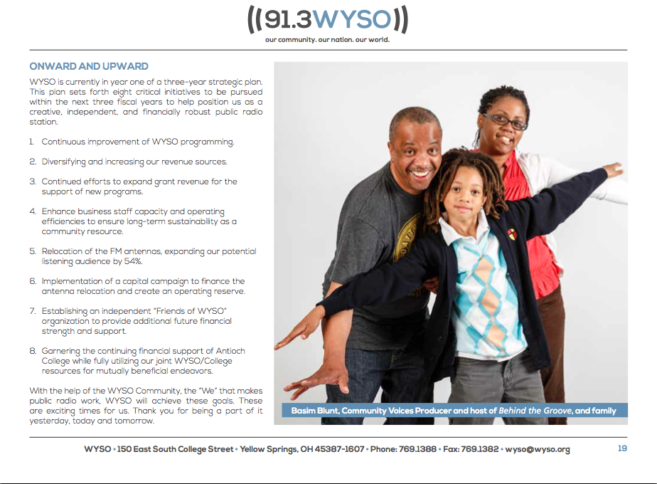 Annual Report Inside Page