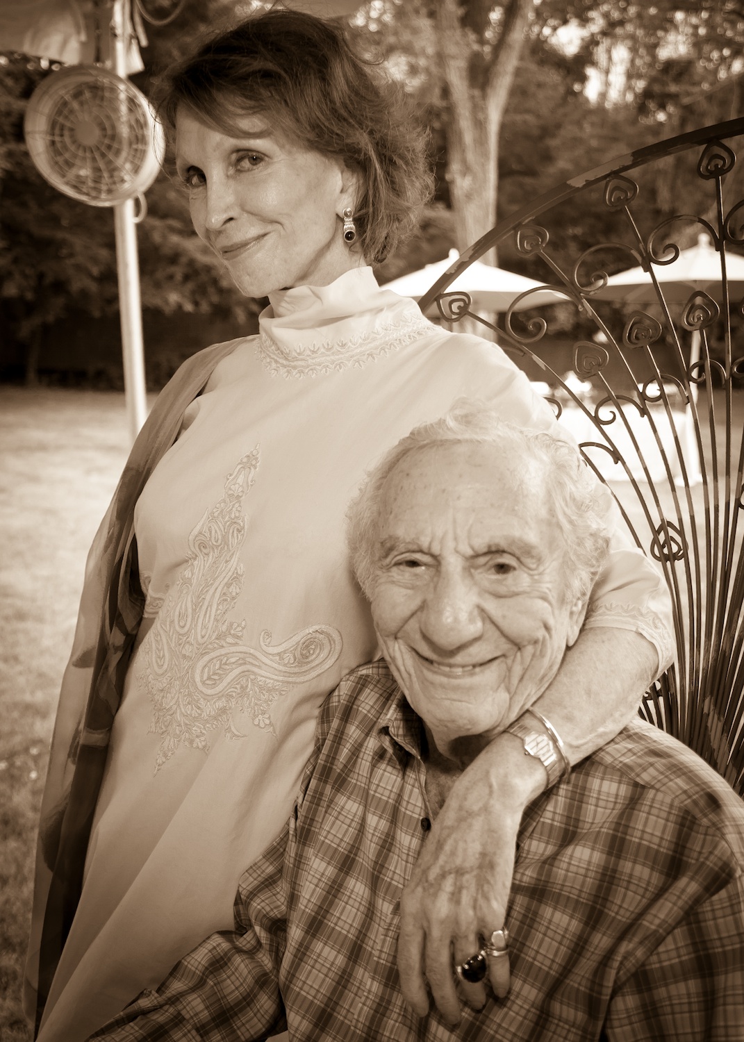 A. E. Hotchner & his wife, Virginia