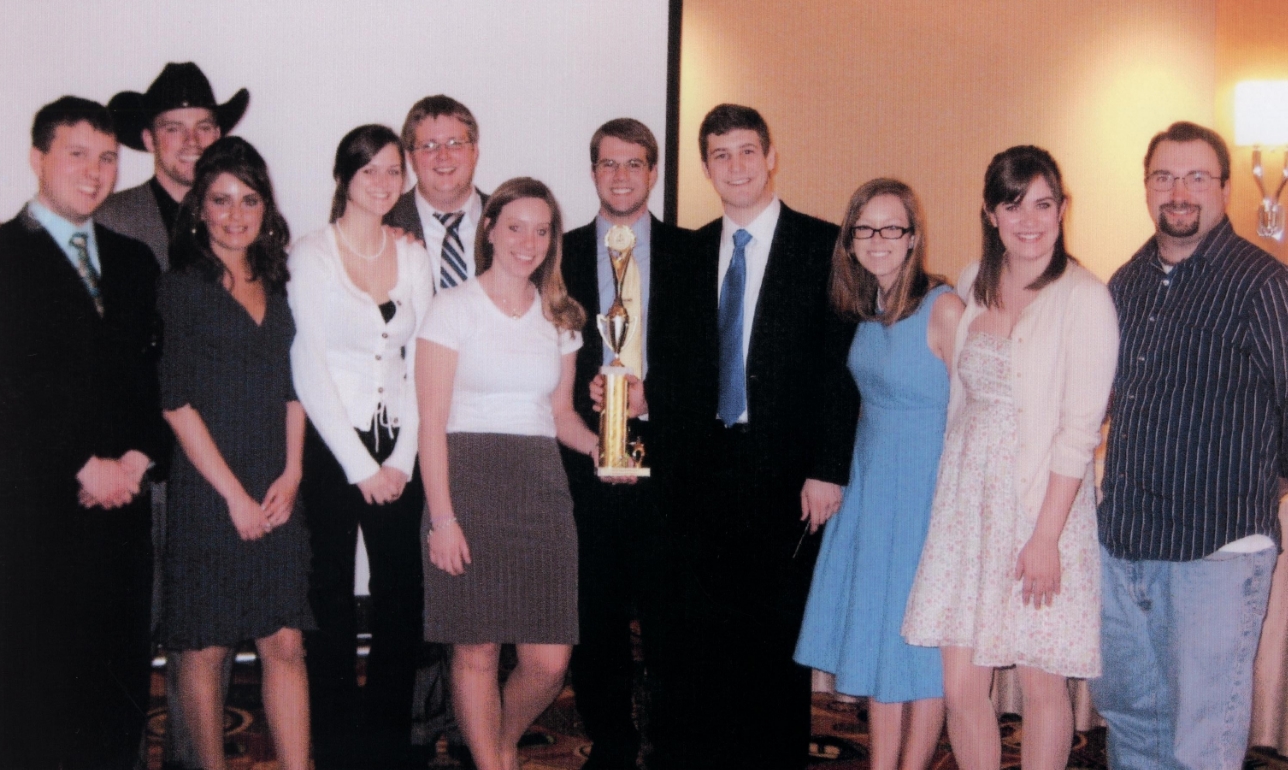 Miami B (left to right) Ian Ferrell, Brad Kent, Daniela Pierre-Bravo, Alycia Walker, Scott Lippert, MIchelle Markham, MIchael Woeste, Dan Nickels, Emily Homel, Elizabeth Sams, Barry Tolchin (coach)
