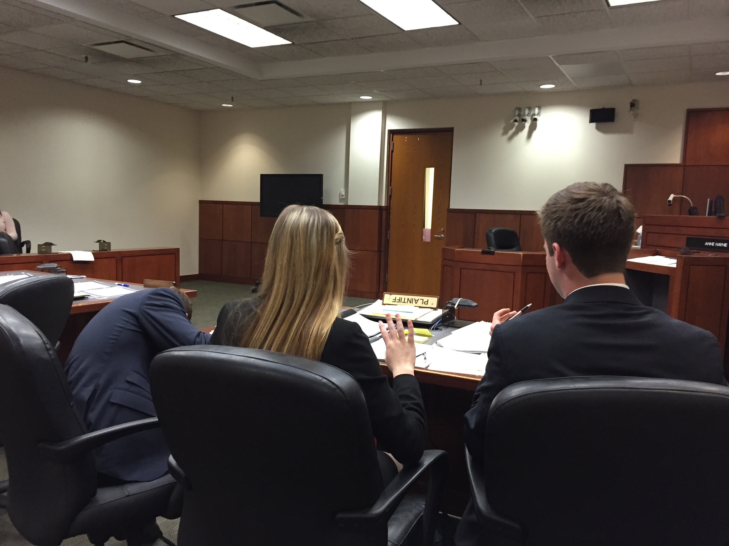 Defense bench prepares for round one.