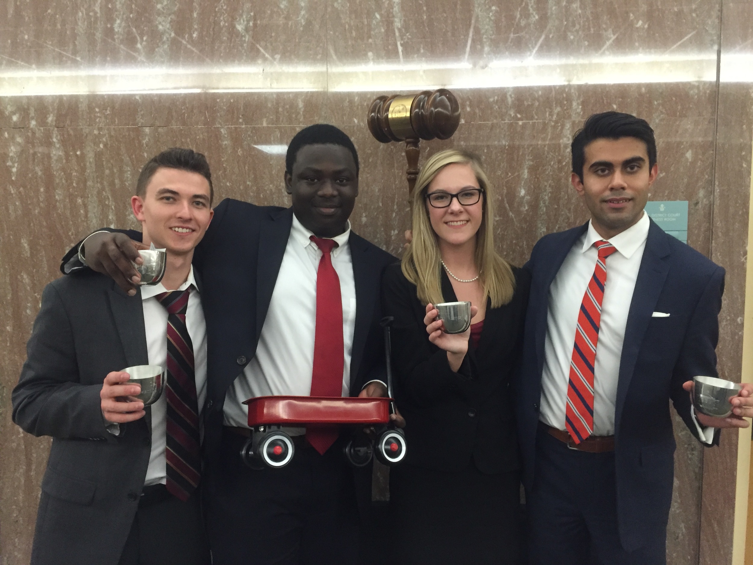 GAMTI Award Winners (left to right); John Spear, Imokhai Okolo, Dani Kunkel, Najeeb Ahmed.