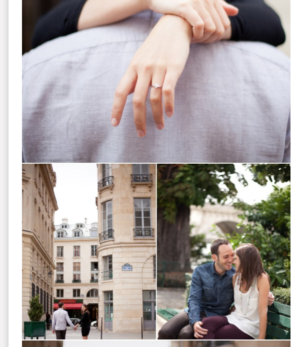 Paris engagement photography