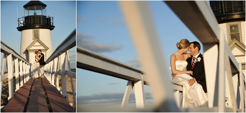 Lighthouse Wedding Photography in Nantucket