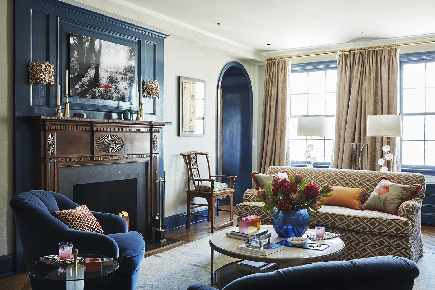   Read House Beautiful's feature on this apartment  