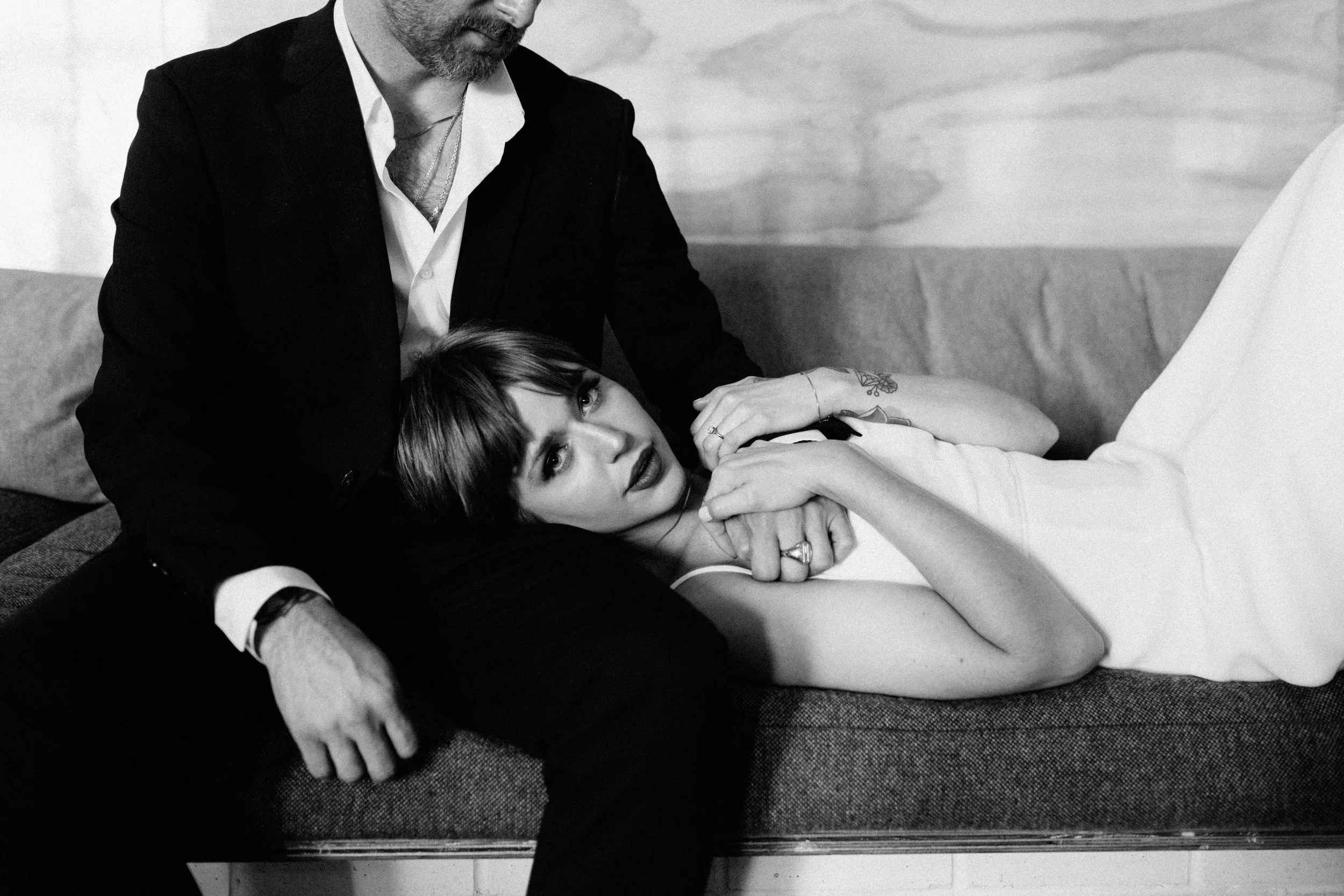 Edgy, Moody Intimate Wedding Photography in Midwest, Illinois