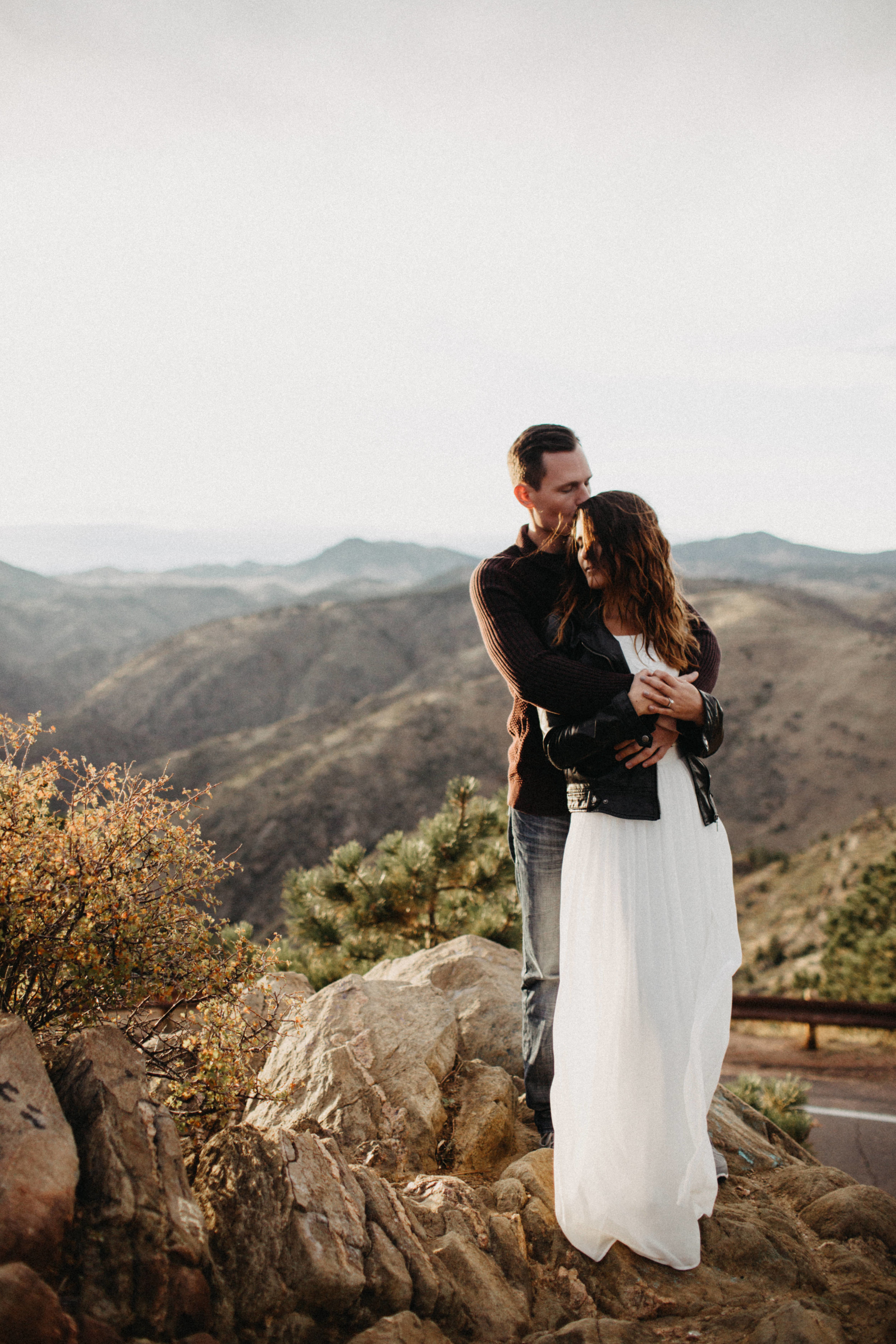 Adventure Engagement Photography at Lookout Mountain, Colorado