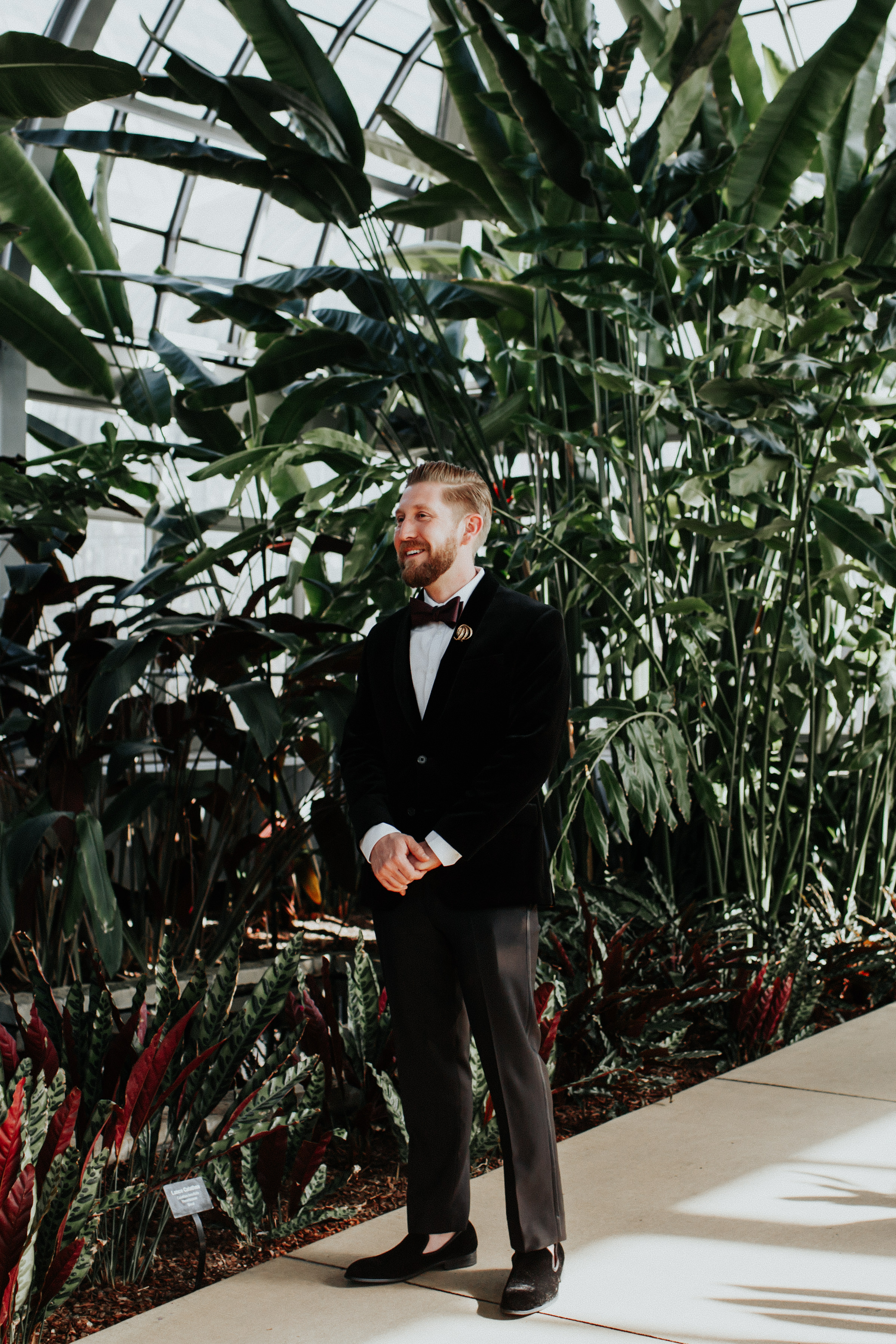 Garfield Park Conservatory wedding photographer chicago