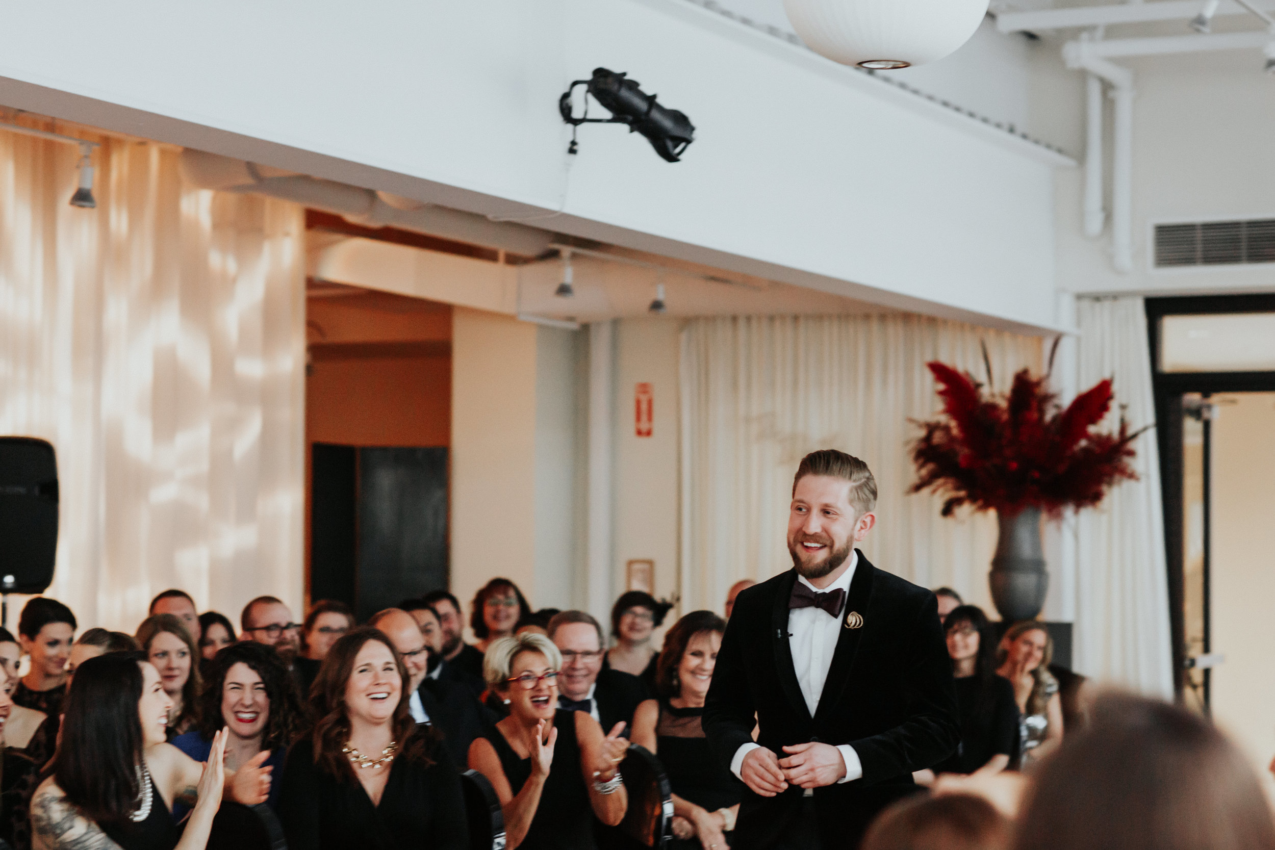 Edgy Greenhouse Loft Wedding in Chicago Lauren + Jim — Loren Weddings