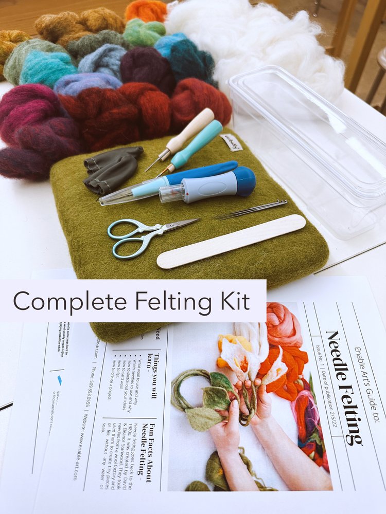 NO.120 DIY Wool Felt Needle Felting Starter Kit Material Package Wool  Felting Kit - Buy NO.120 DIY Wool Felt Needle Felting Starter Kit Material  Package Wool Felting Kit Product on