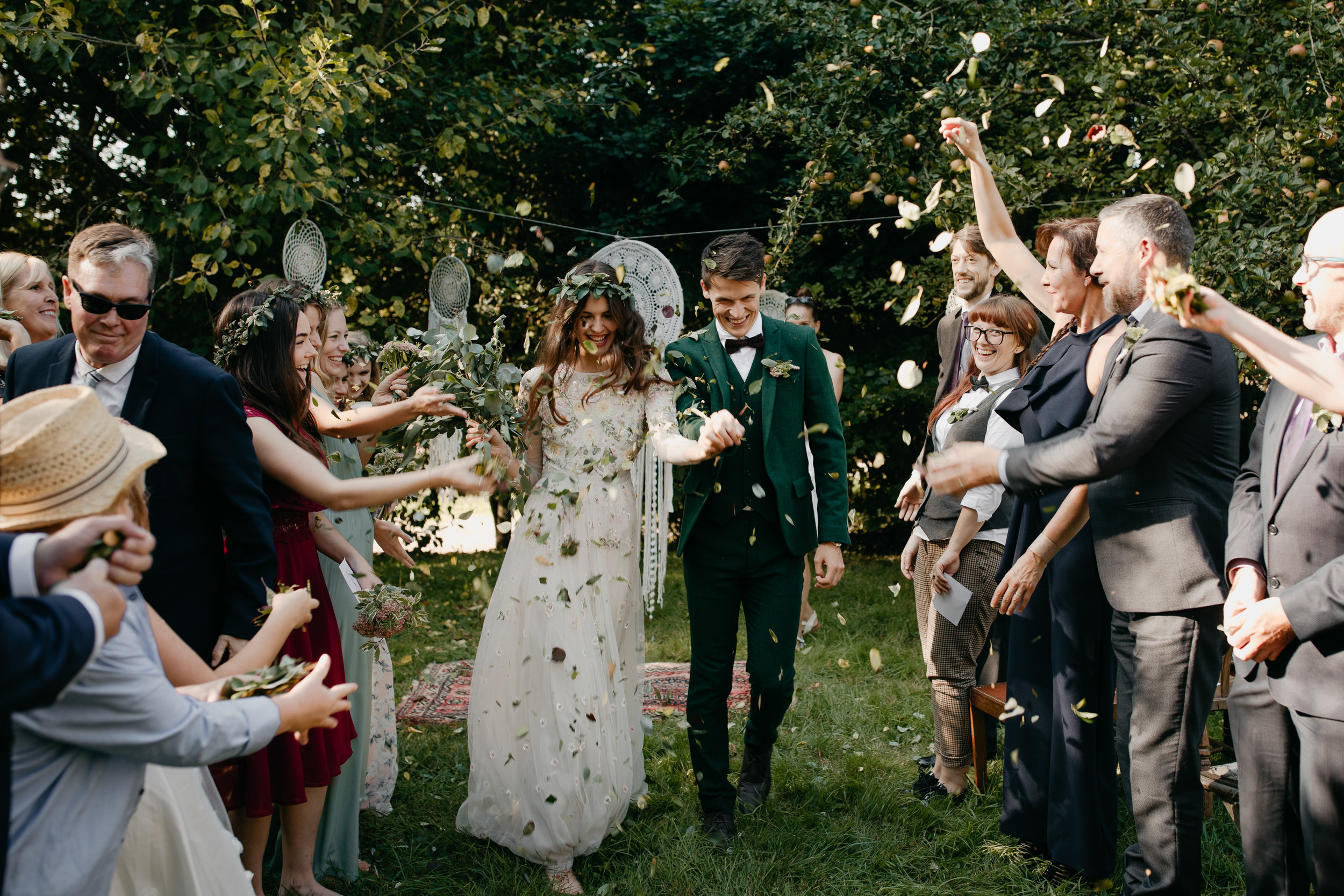 Intimate Garden Wedding in Normandy, France