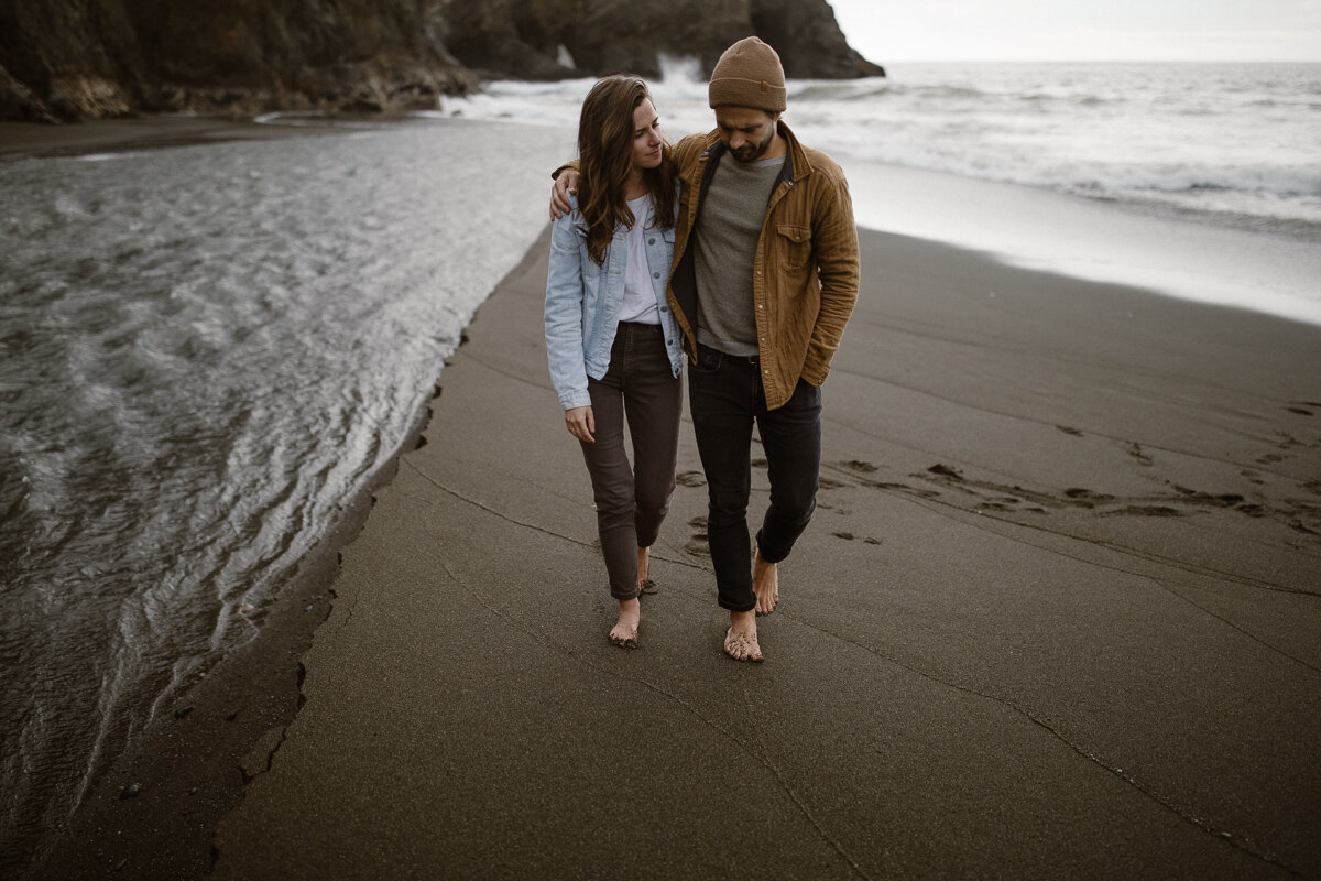 Northern California Coast Hipster Engagement Session-36.jpg