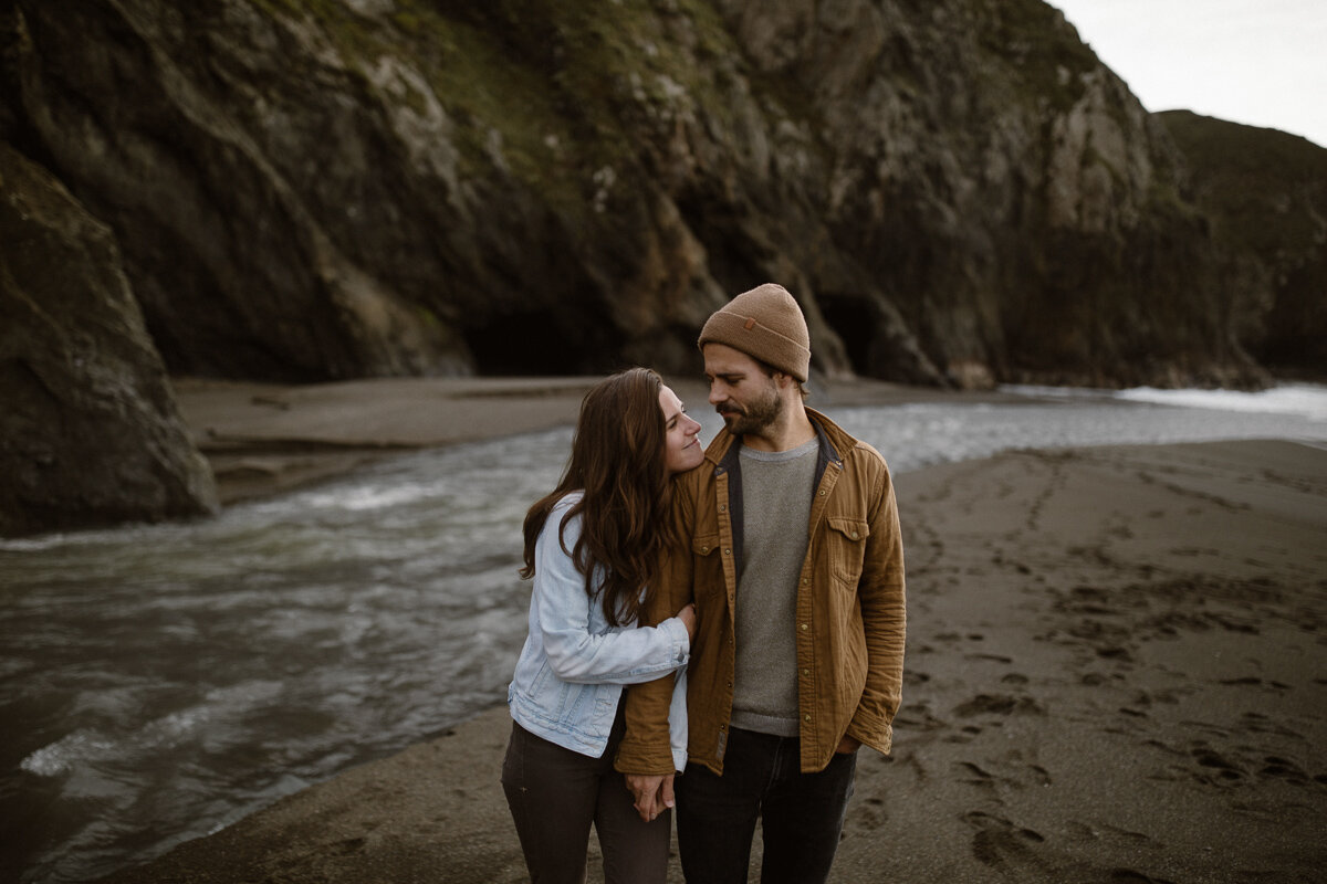 Northern California Coast Hipster Engagement Session-42.jpg