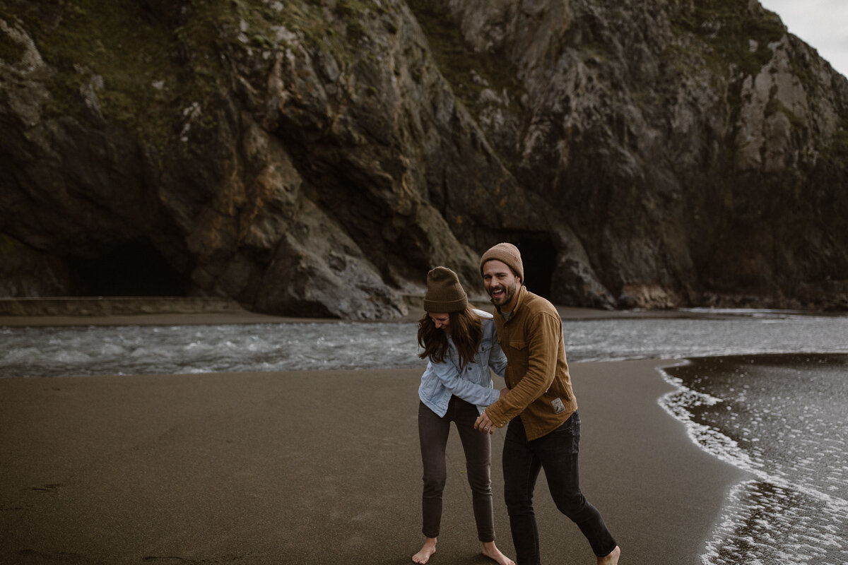 Northern California Coast Hipster Engagement Session-56.jpg
