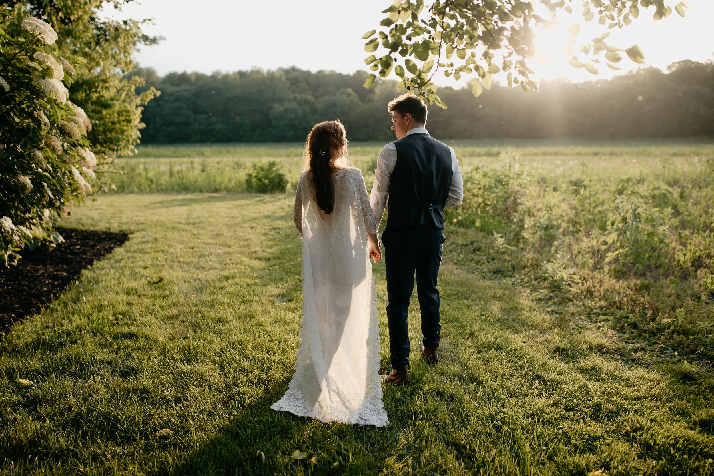 Beautiful at Home Wedding in Rural Indiana
