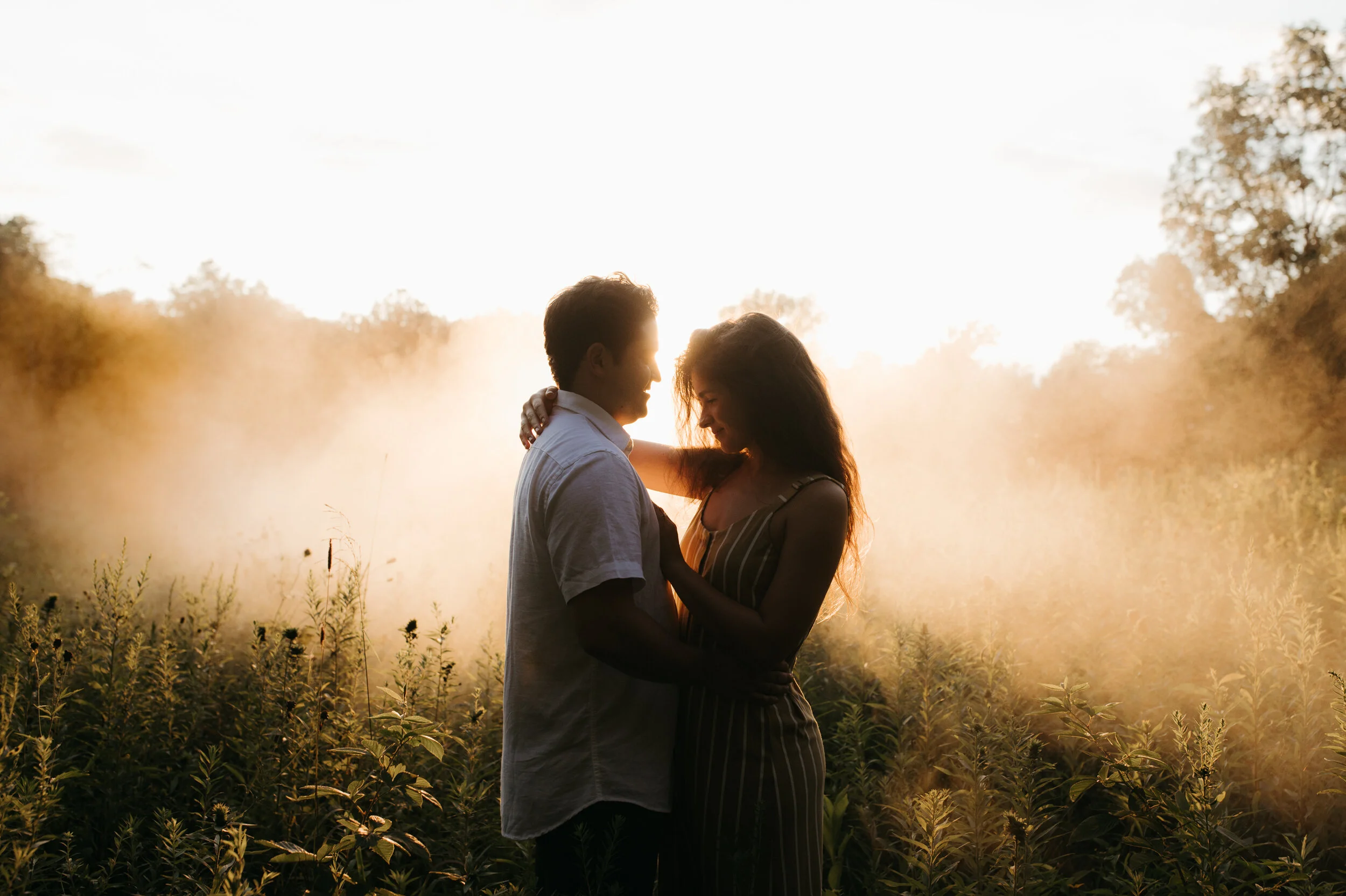 Golden Hour Anniversary Photos in Dayton Ohio