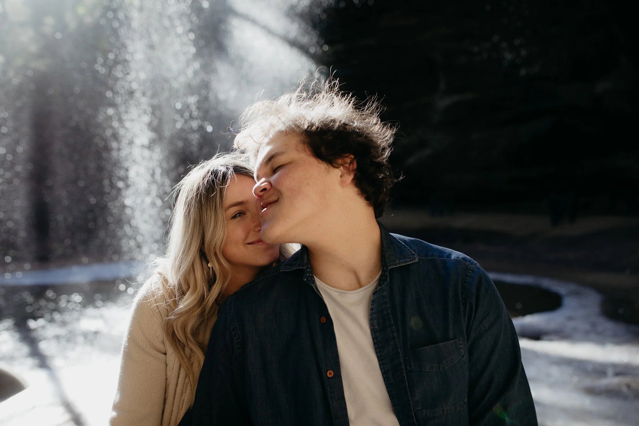 Engagement Pictures at Ash Cave