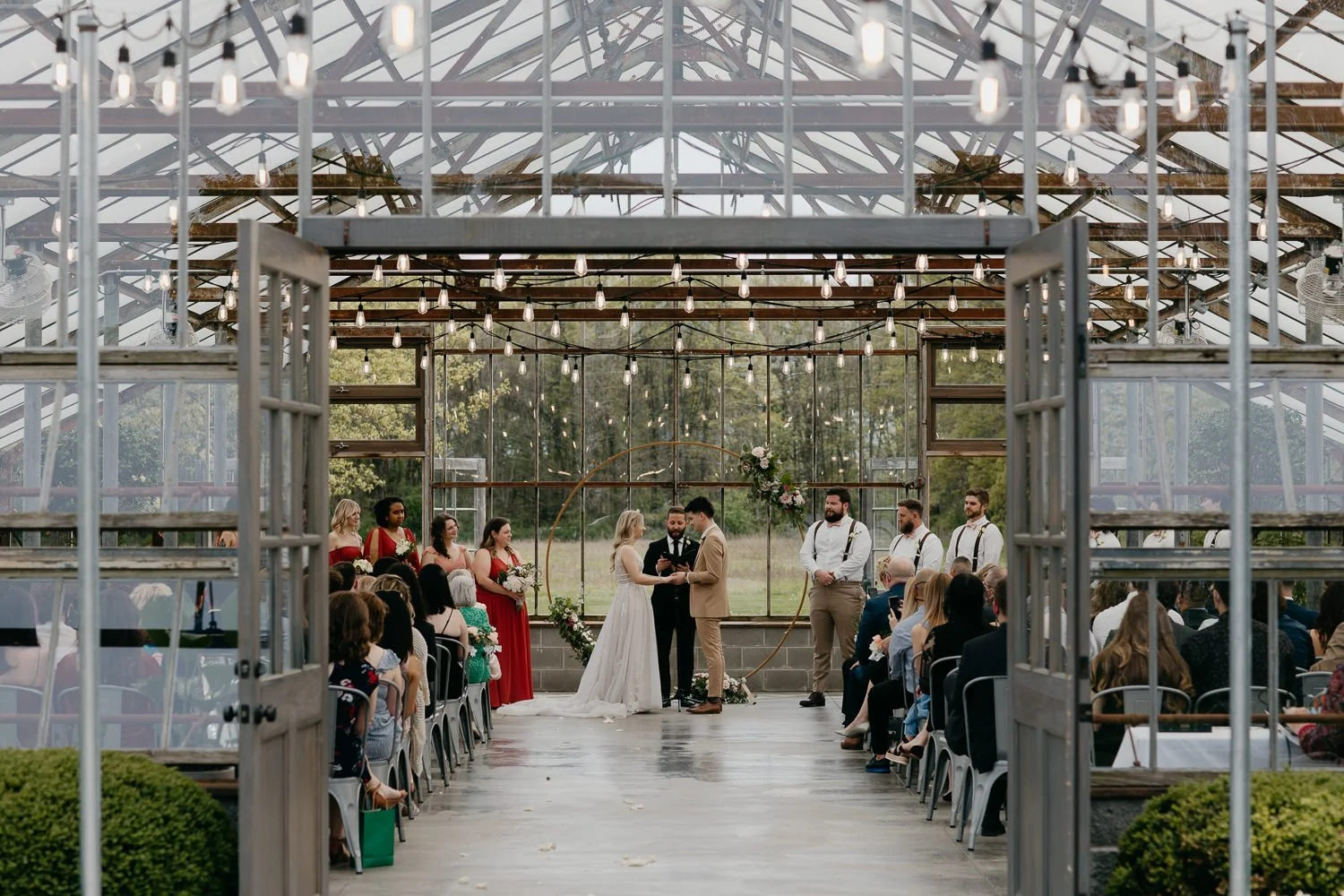 Jorgensen Farms Greenhouse Wedding