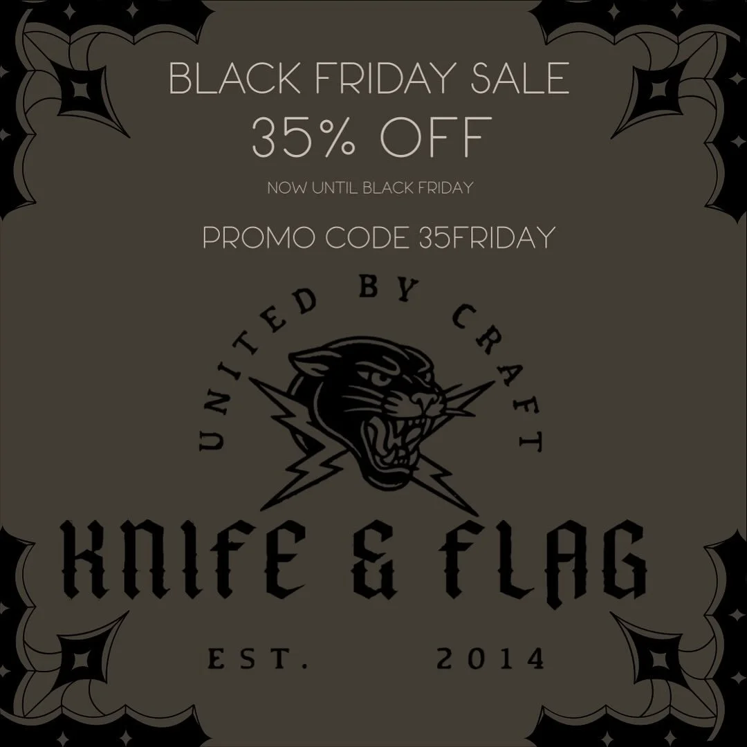 BLACK FRIDAY SALE! all products 35% off now until 11/28! Use promo code 35FRIDAY at checkout!