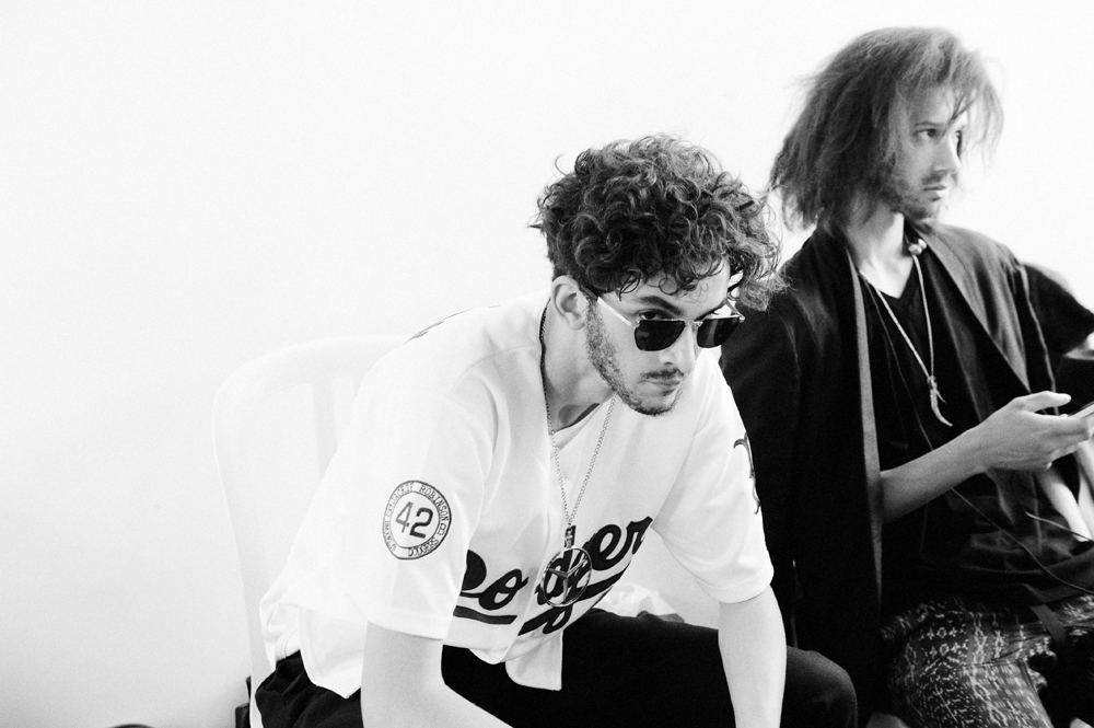 yohji yamamoto spring/summer 2015 backstage models ryan hassaine and abiah hostvedt photography by elise toide | S/TUDIO