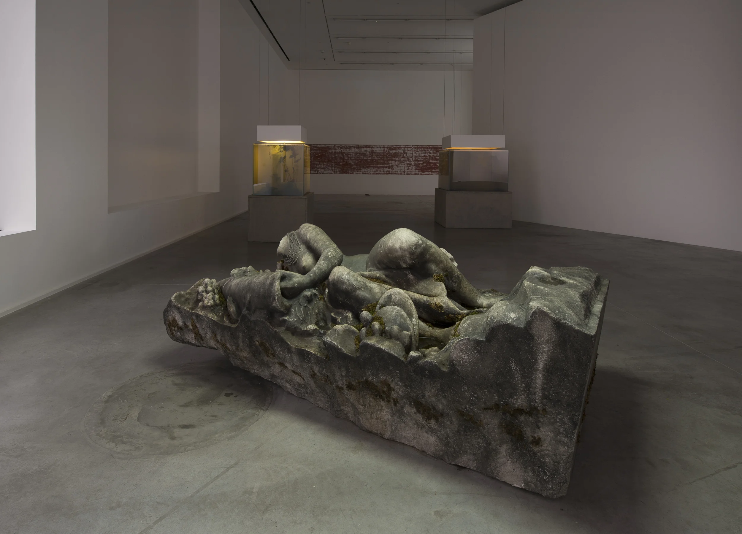 installation view, 'pierre huyghe. IN. BORDER. DEEP', hauser & wirth london, 2014 © pierre huyghe courtesy the artist and hauser & wirth, london. photography by hugo glendinning 