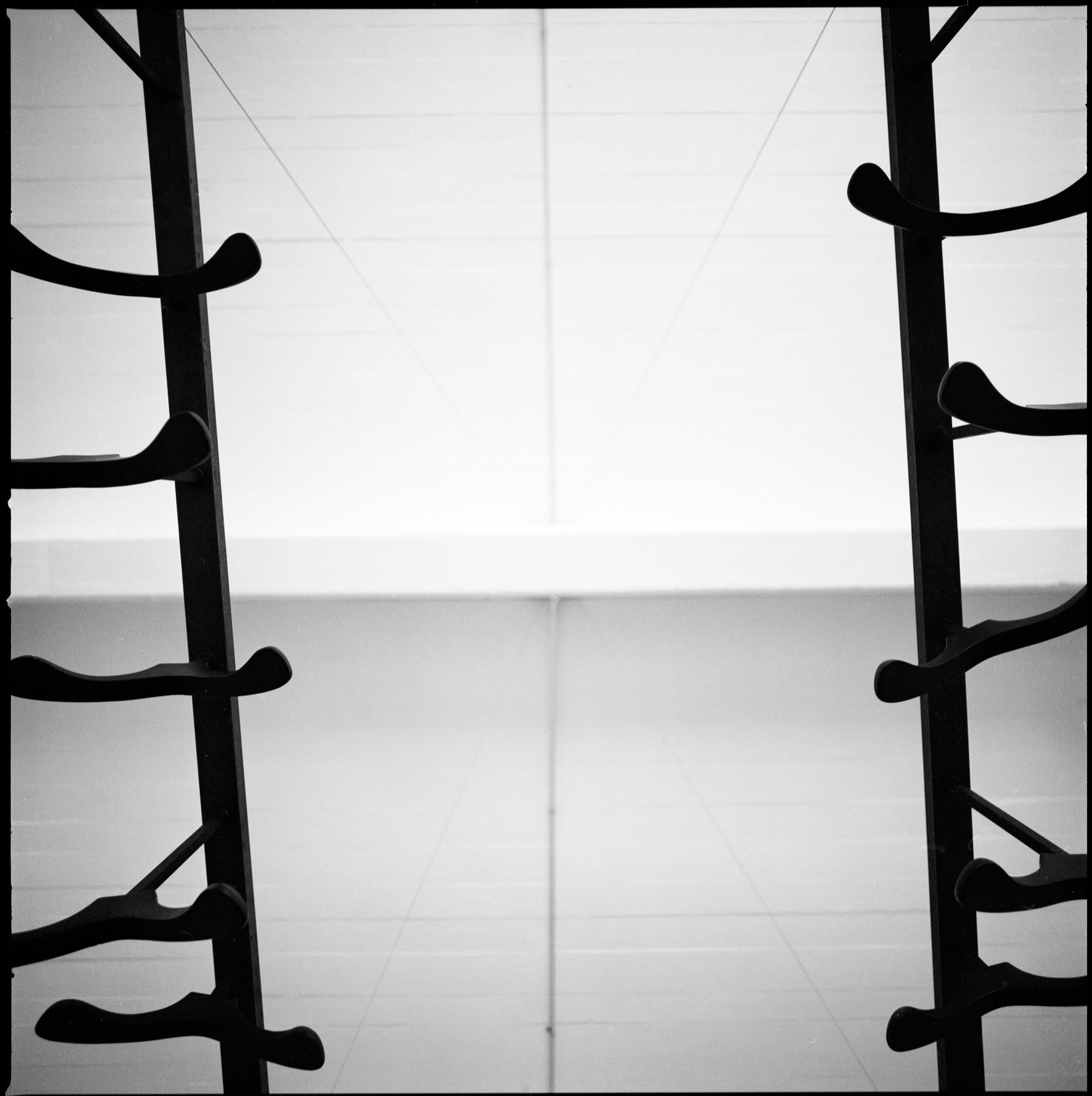 sustain - obscur autumn/winter 2016-2017 Photography Cristina Cipriani Styling Andrei Yakovlev Mich Model Valentin Tszin Furniture design Martin Kallin x OBSCUR Magnetic hangers Yukio Kimura x OBSCUR