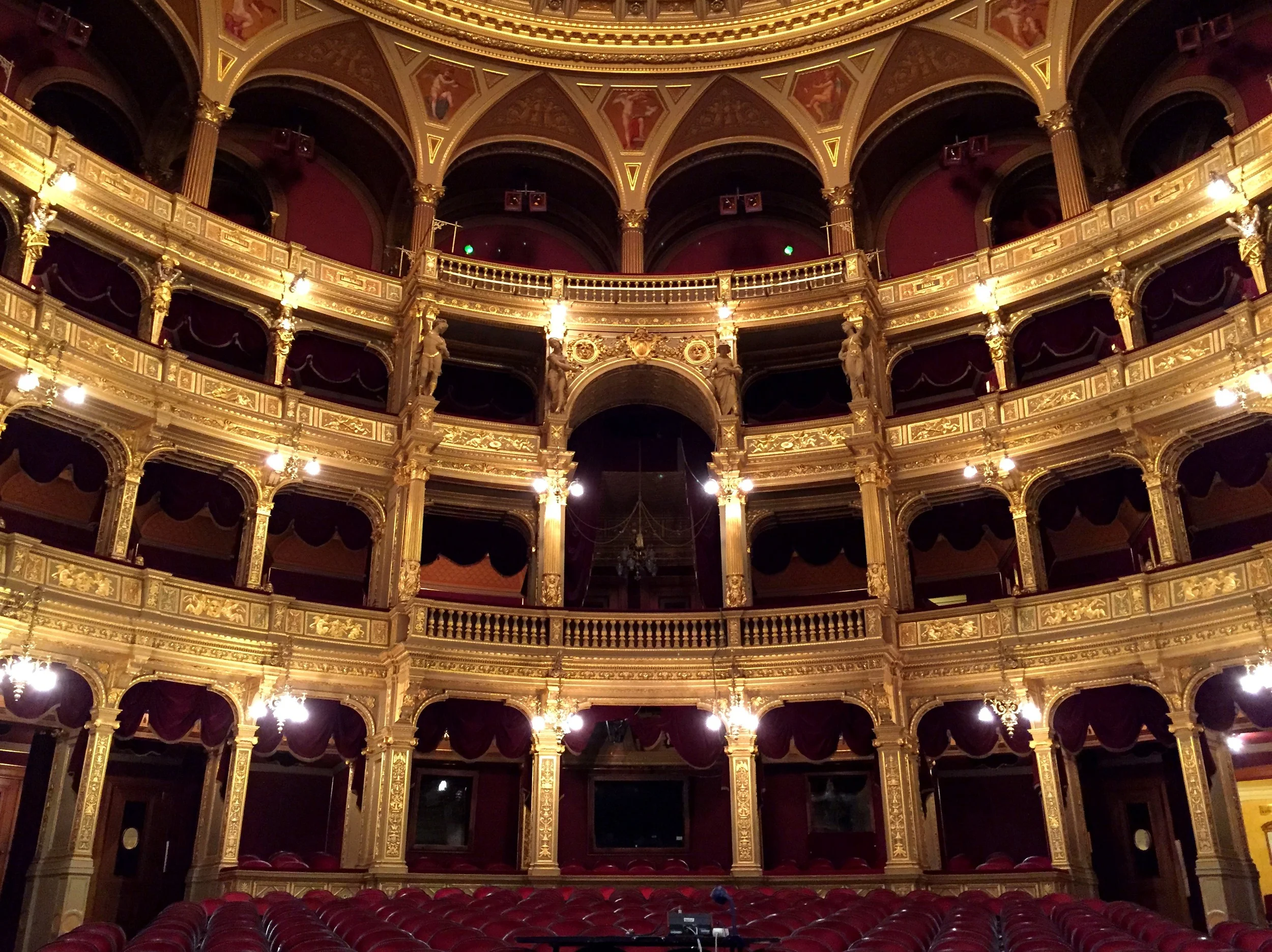 The grand Hungarian Opera House built in 1884 is the one of the world's best in terms of acoustics.