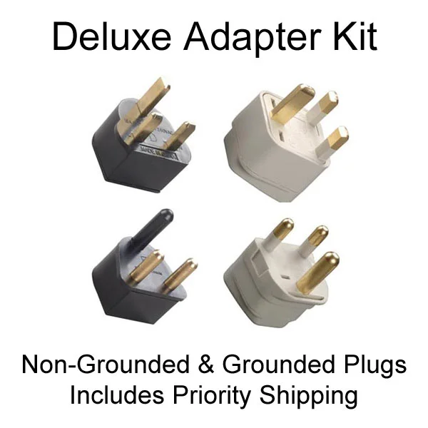 UK Deluxe Adapter Kit with 4 Plugs