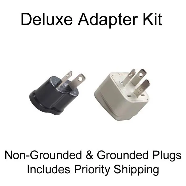 Deluxe Australia Adapters Grounded and Nongrounded