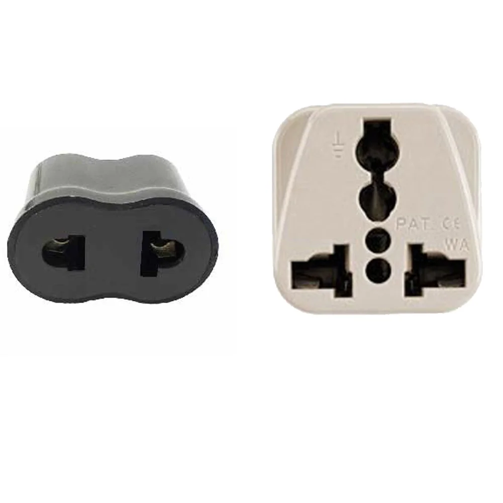 Female Side of Australia Grounded and Nongrounded Adapters