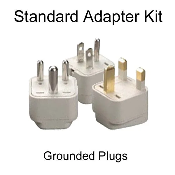 Grounded adapter plugs Guyana South America