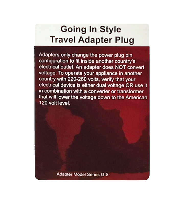 Going In Style Card Insert