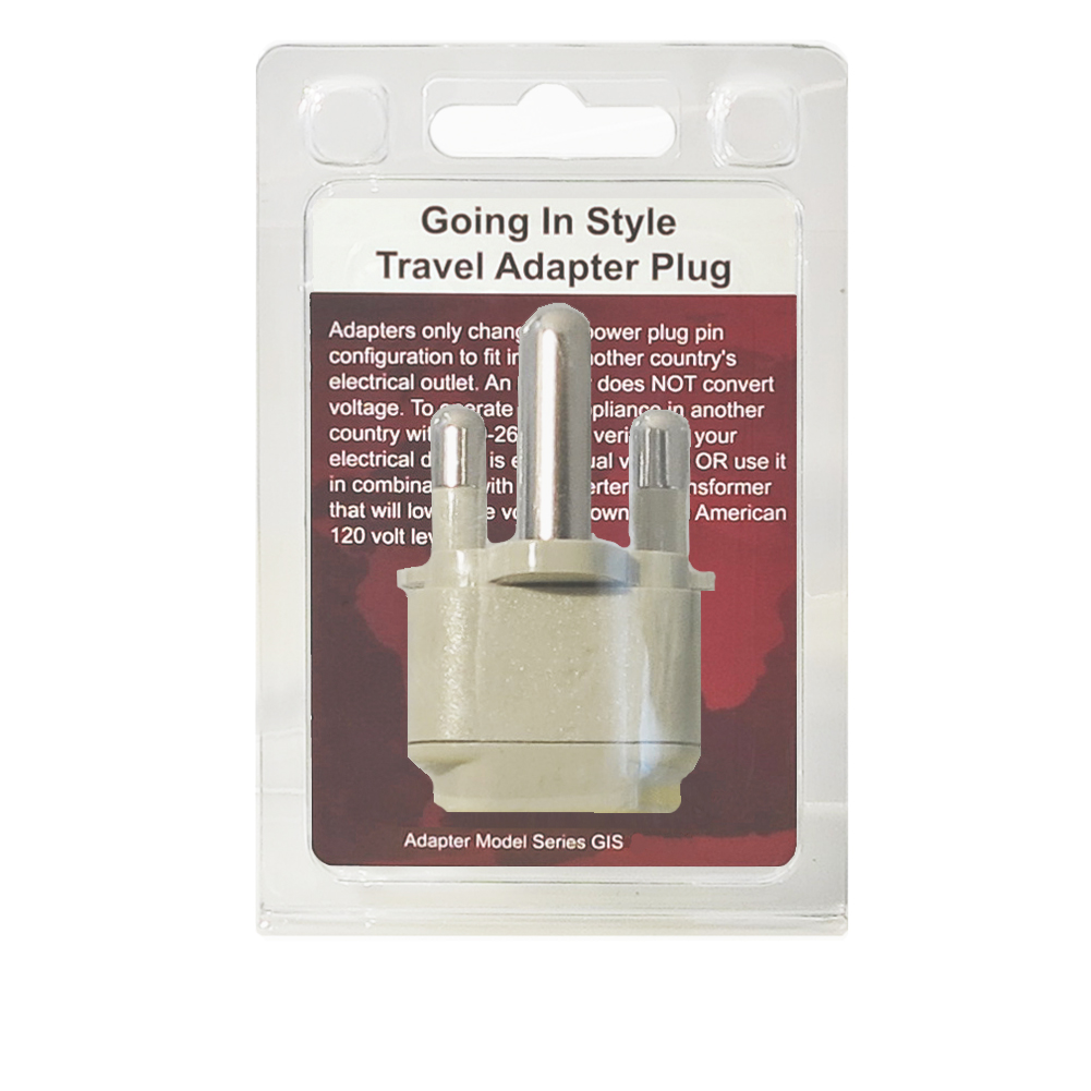 South Africa Ireland Grounded Adapter in GIS Packaging