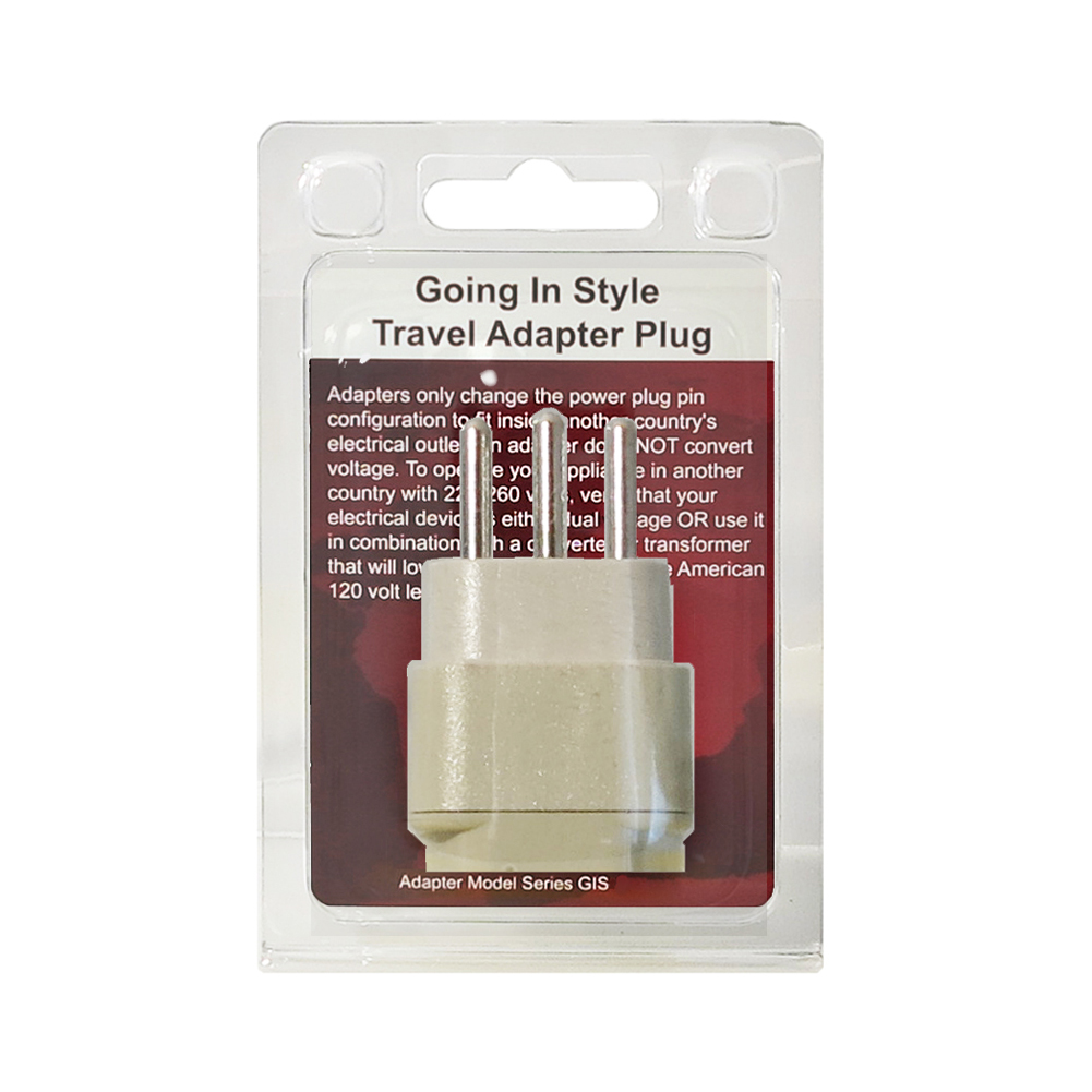 Going In Style Switzerland Adapter Packaging