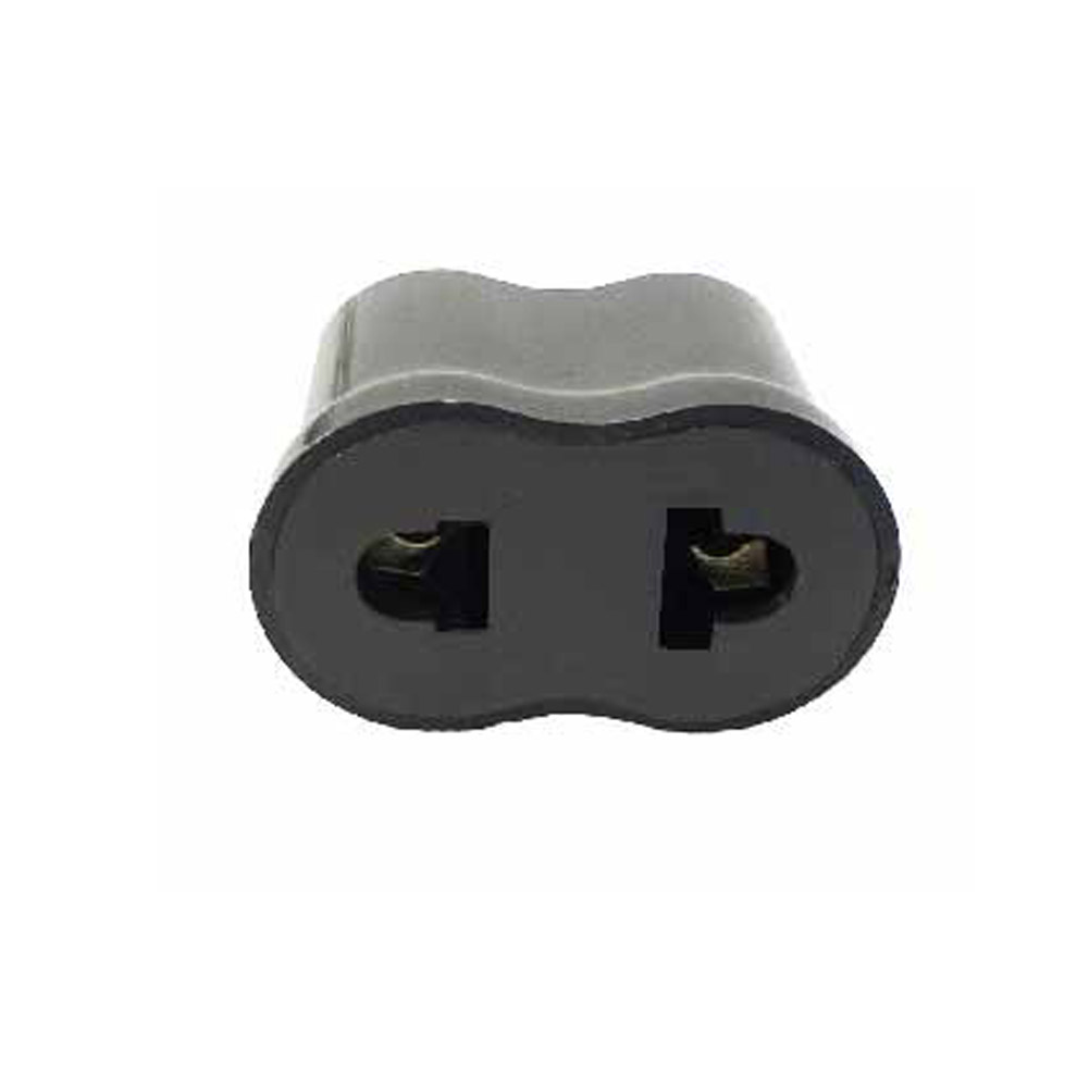 Back of Nongrounded S. America Adapter Back Side