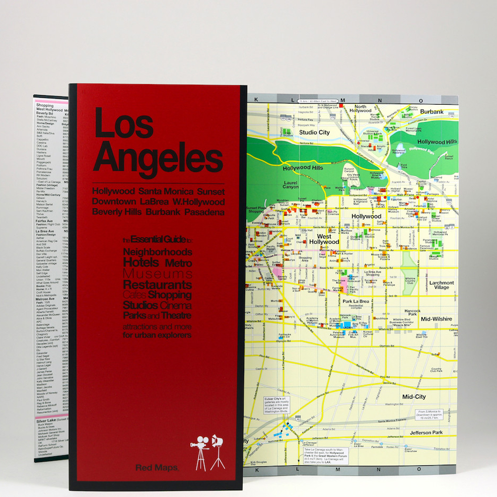 Los Angeles City Guide laminated