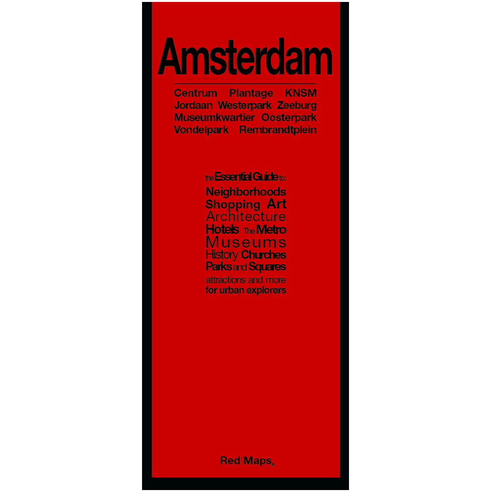 Amsterdam International Red Map