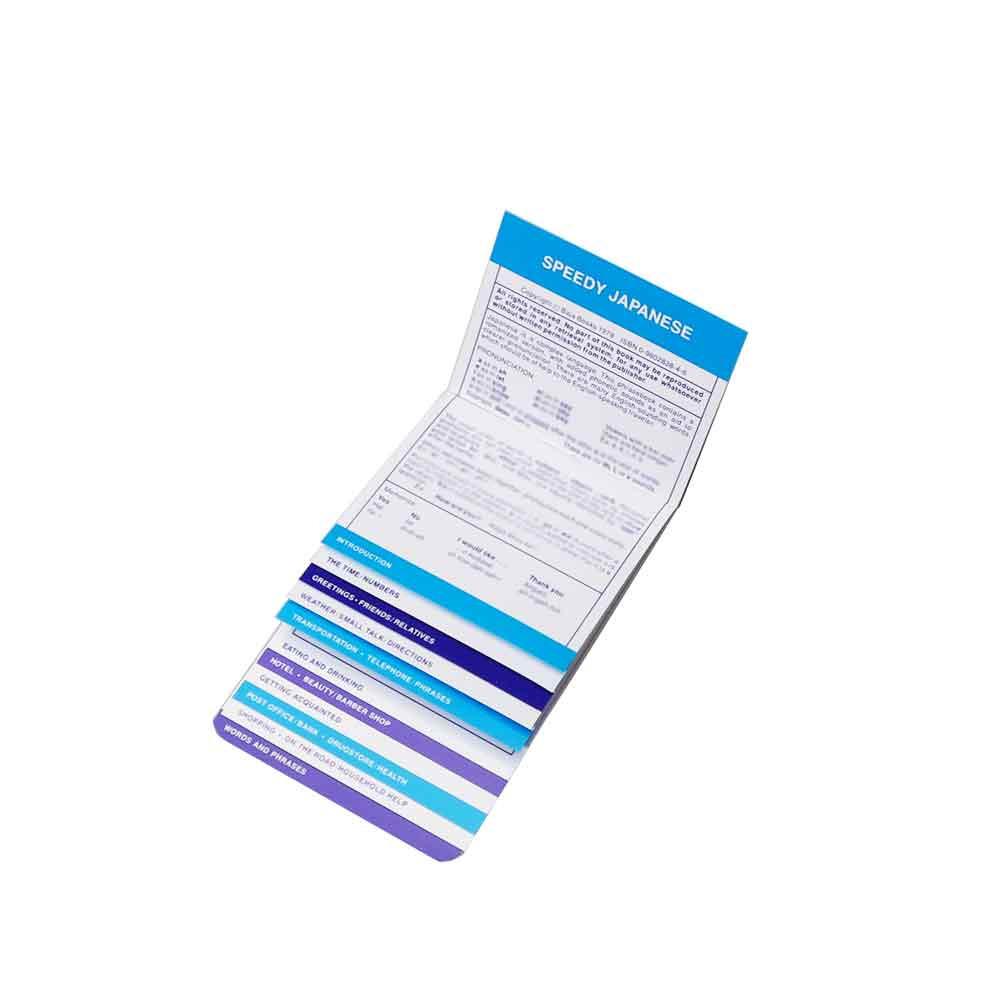 Japanese vocabulary flip book
