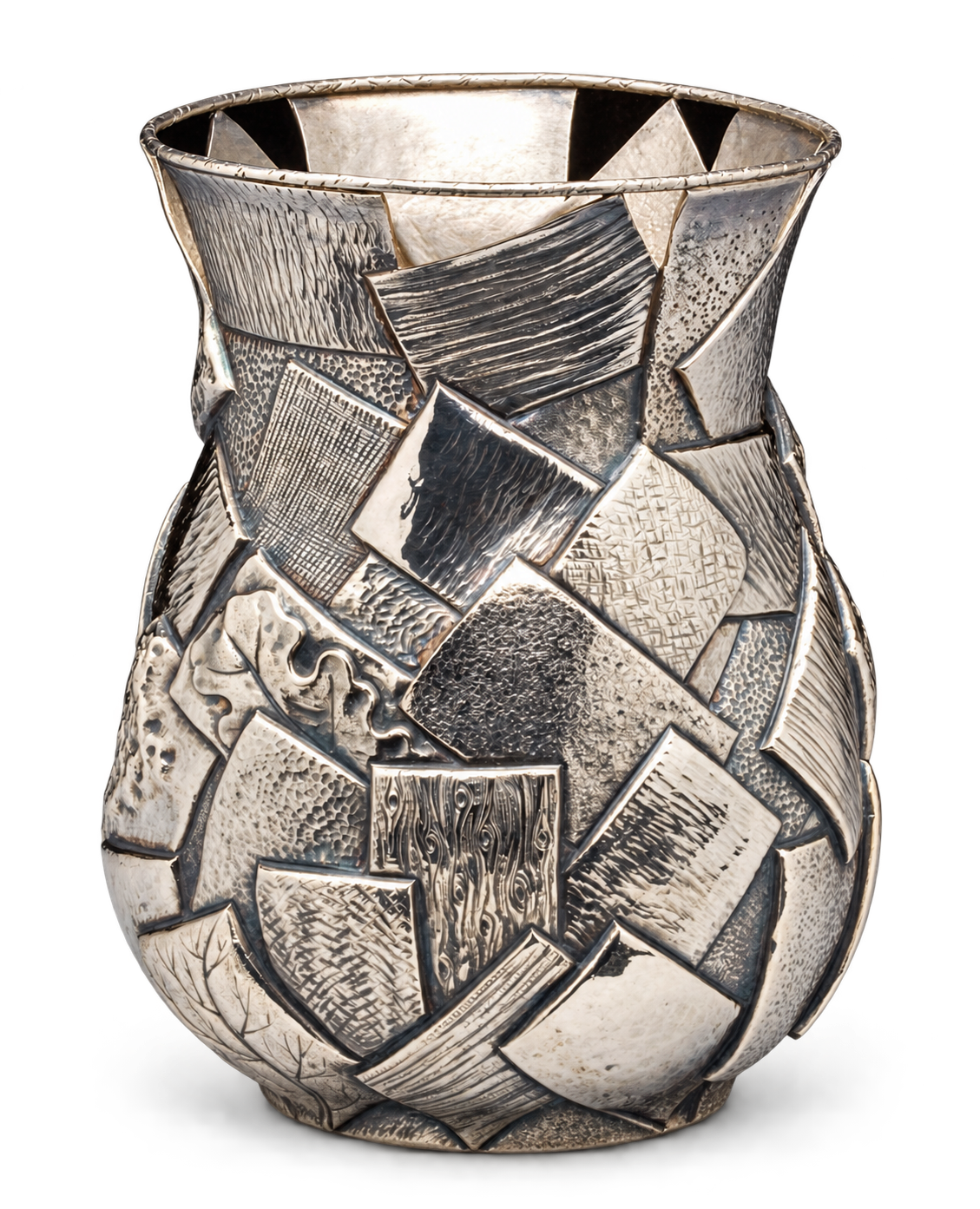 Ornate silver vase on transparent background.png
