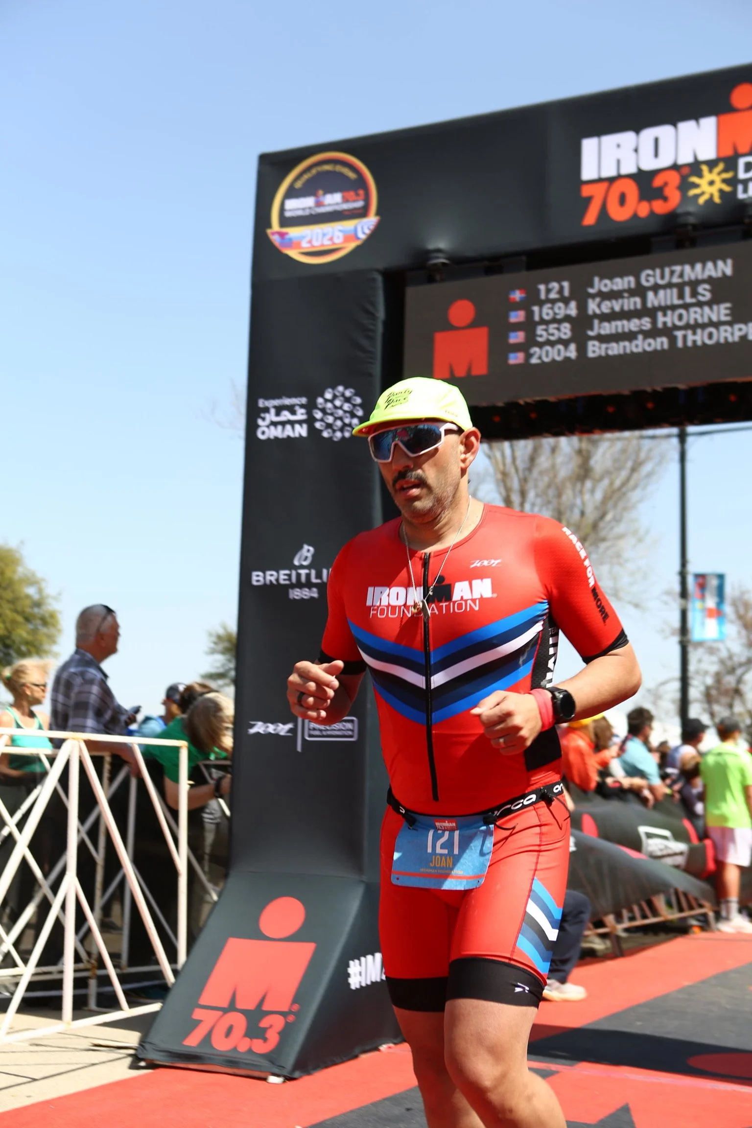 Congrats to Joan on his first IRONMAN 70.3